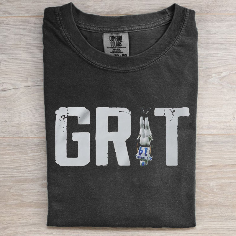 DETROIT FOOTBALL AMON-RA GRIT UNISEX T-SHIRT