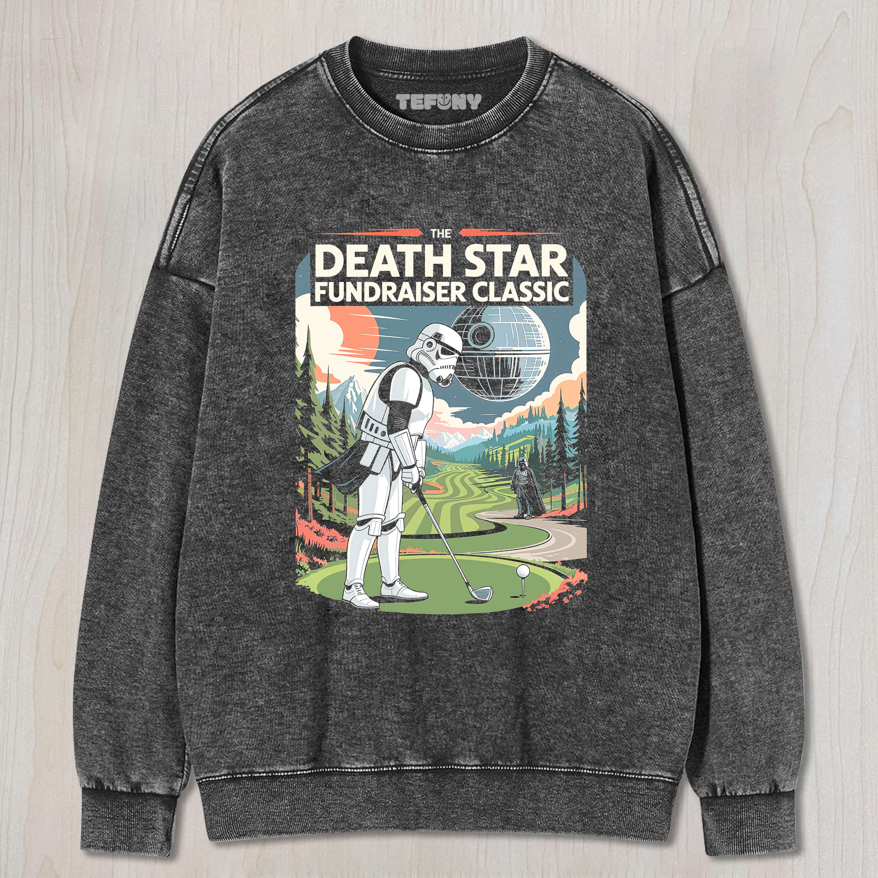 FUNNY STAR WARS GOLF T-SHIRT