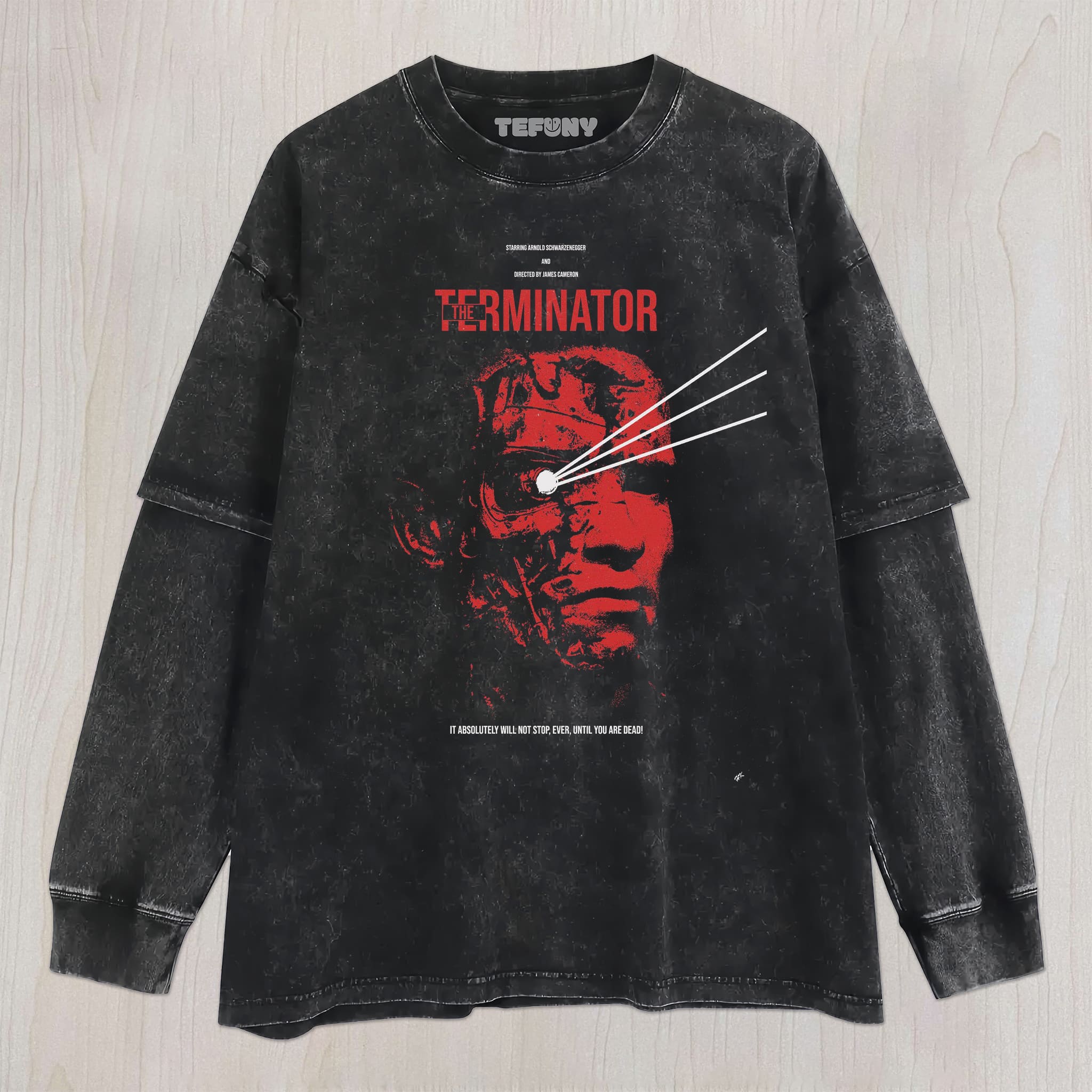 THE TERMINATOR V3 UNISEX TEE, TANK TOP, LAYERED LS, SWEATSHIRT & HOODIE