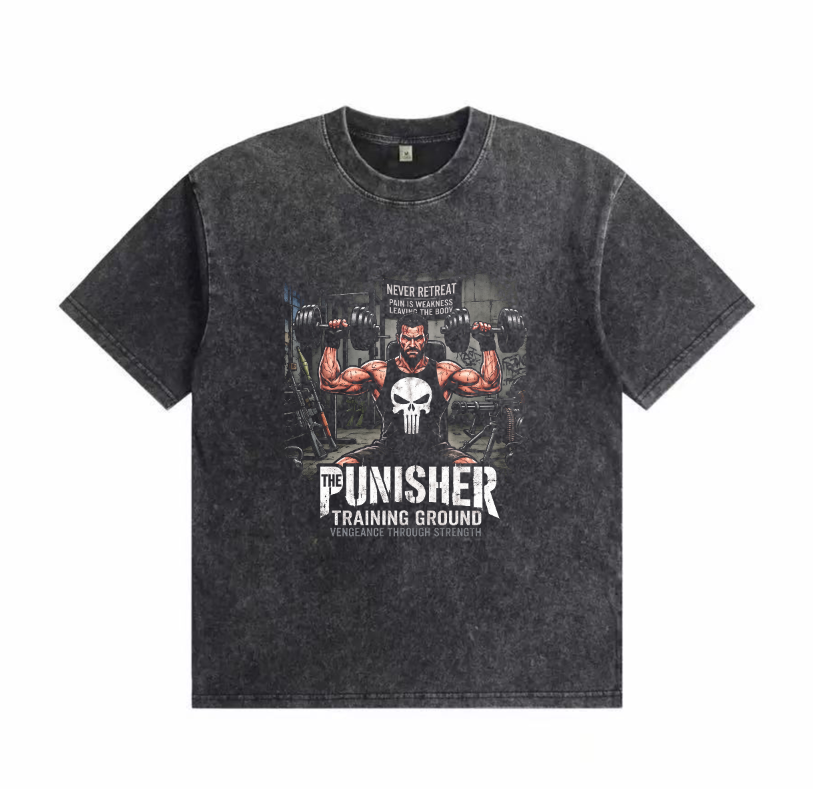 PUNISHER GYM TRAINING TEE UNISEX TEE, TANK TOP, LAYERED LS, SWEATSHIRT & HOODIE