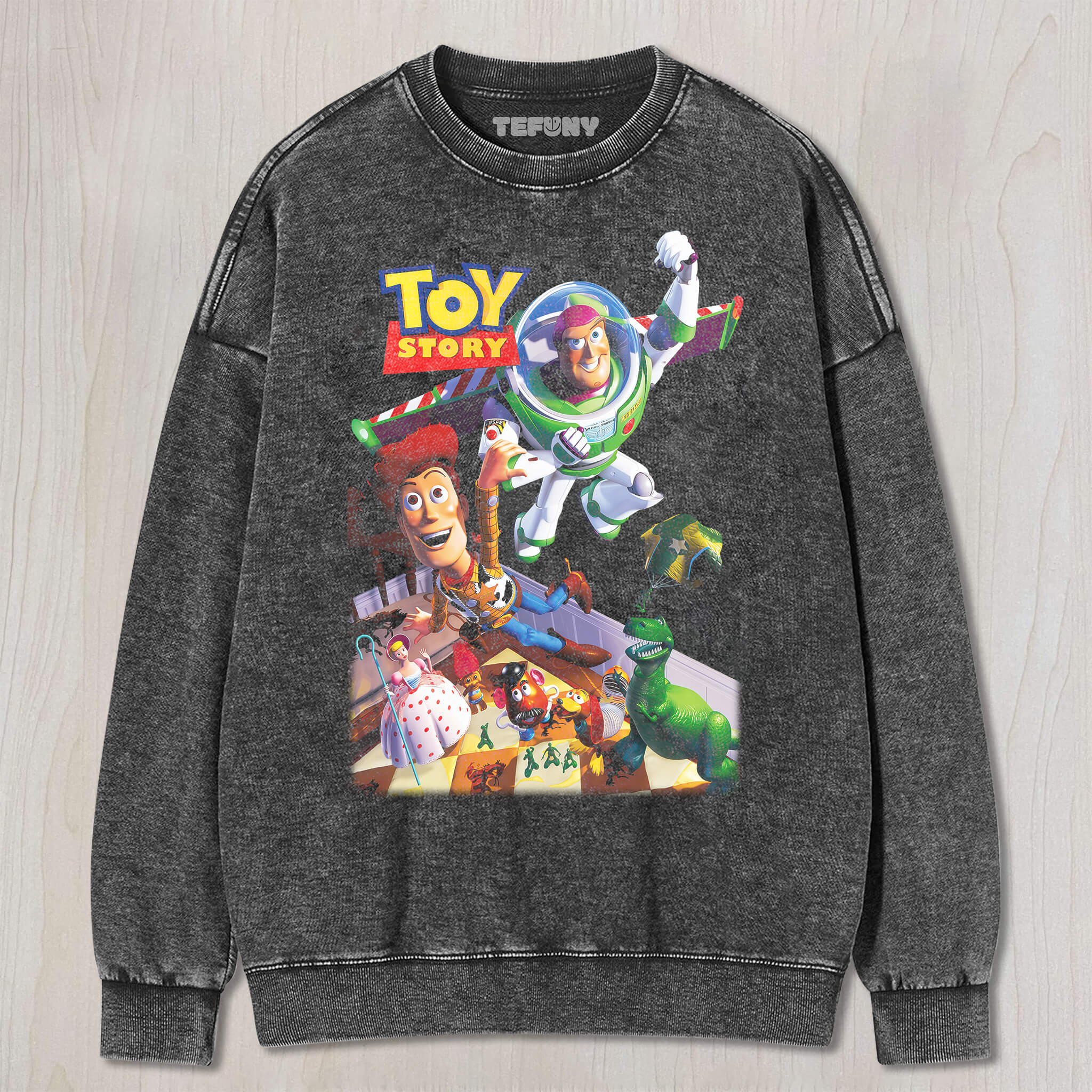 TOY CARTOON V8 UNISEX TEE, TANK TOP, LAYERED LS, SWEATSHIRT & HOODIE
