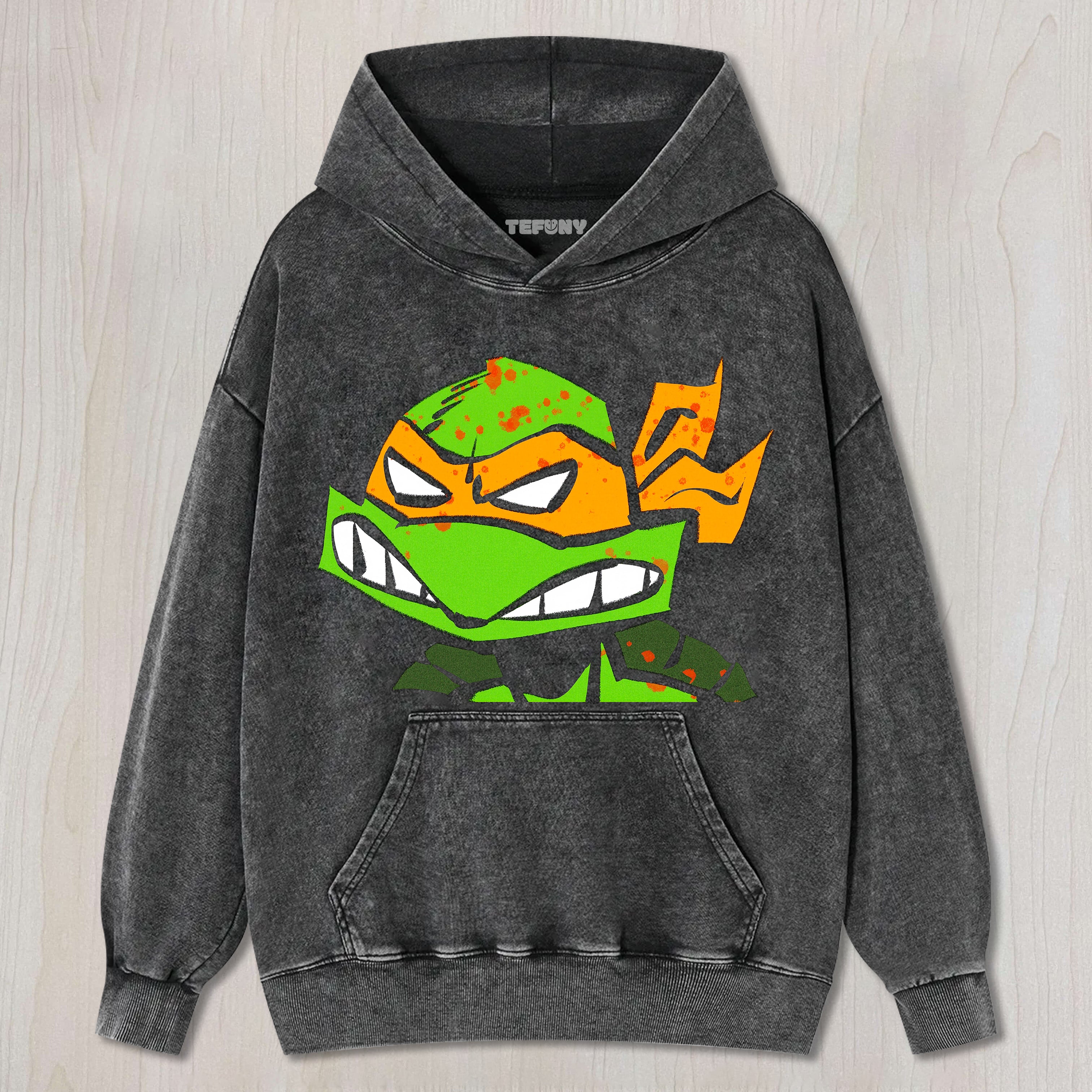 TEENAGE MUTANT NINJA TURTLES ANGRY FACE VINTAGE UNISEX TEE, TANK TOP, LAYERED LS, SWEATSHIRT & HOODIE