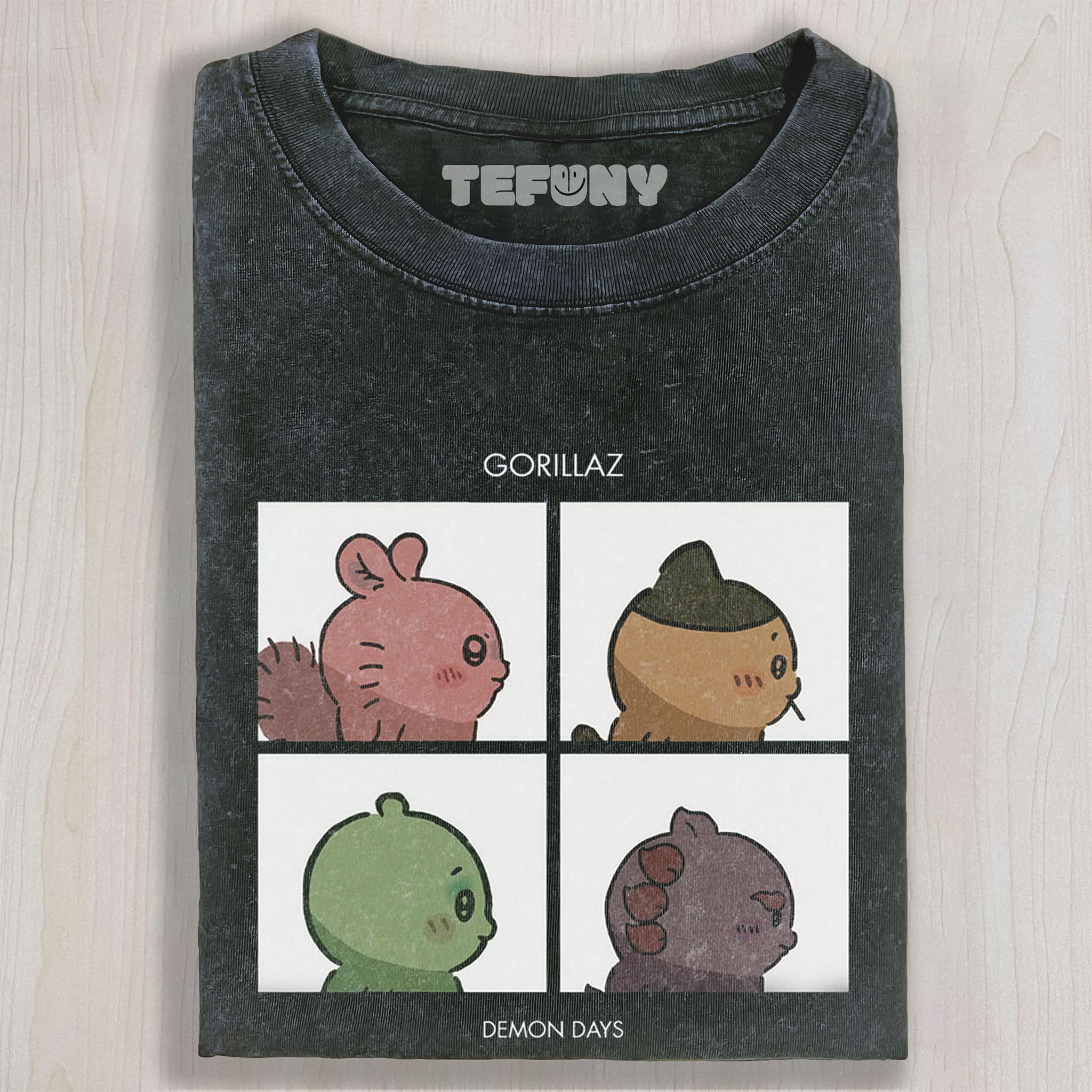 4-PANEL CARTOON HEADS UNISEX TEE, TANK TOP, LAYERED LS, SWEATSHIRT & HOODIE