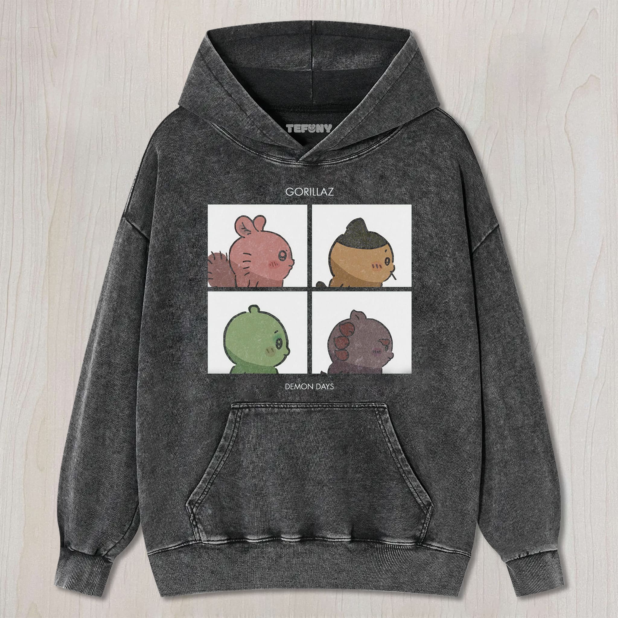 4-PANEL CARTOON HEADS UNISEX TEE, TANK TOP, LAYERED LS, SWEATSHIRT & HOODIE