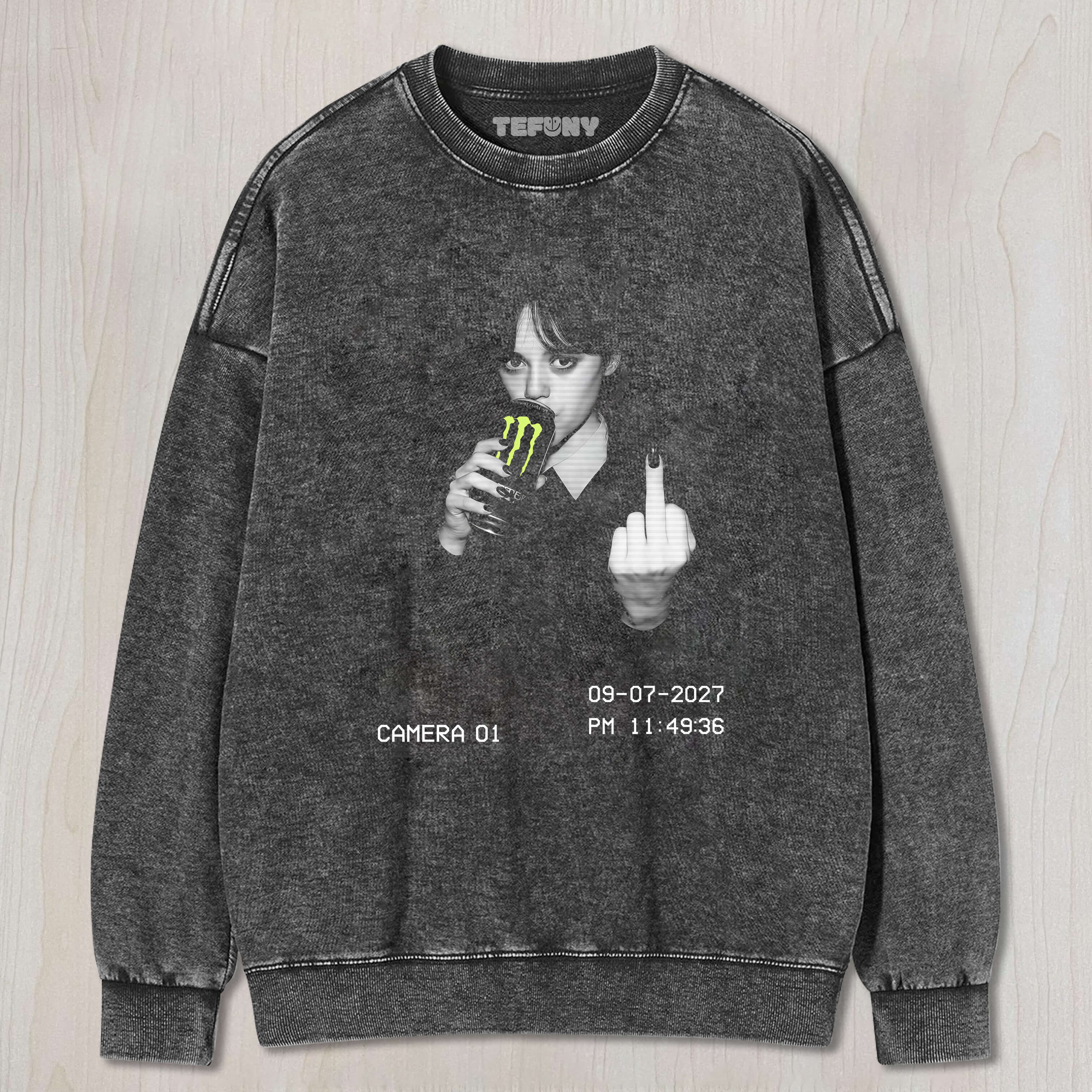 WEDNESDAY S2 ADDAMS THEMED T-SHIRT V6