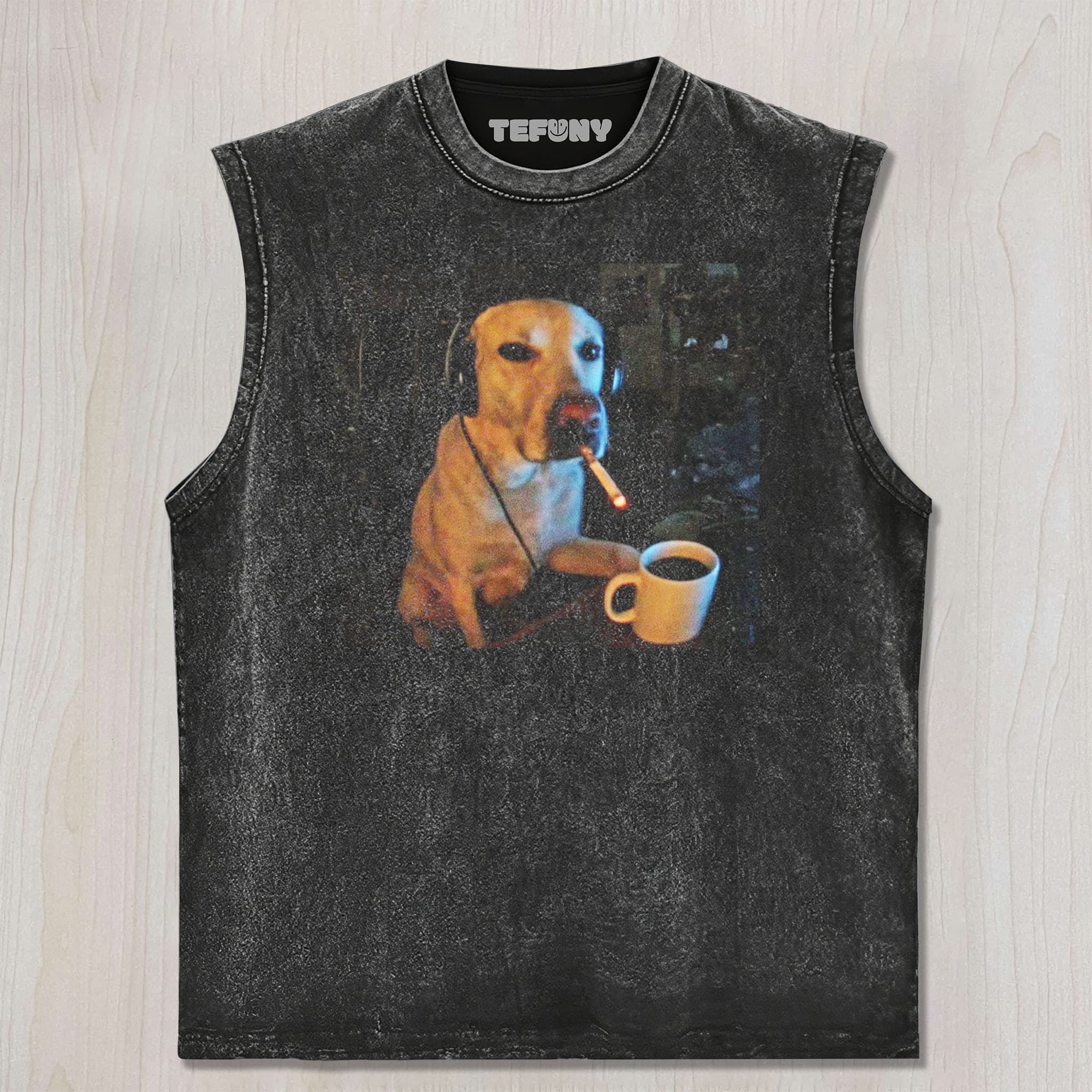 SMOKING DOG UNISEX TEE, TANK TOP, LAYERED LS, SWEATSHIRT & HOODIE