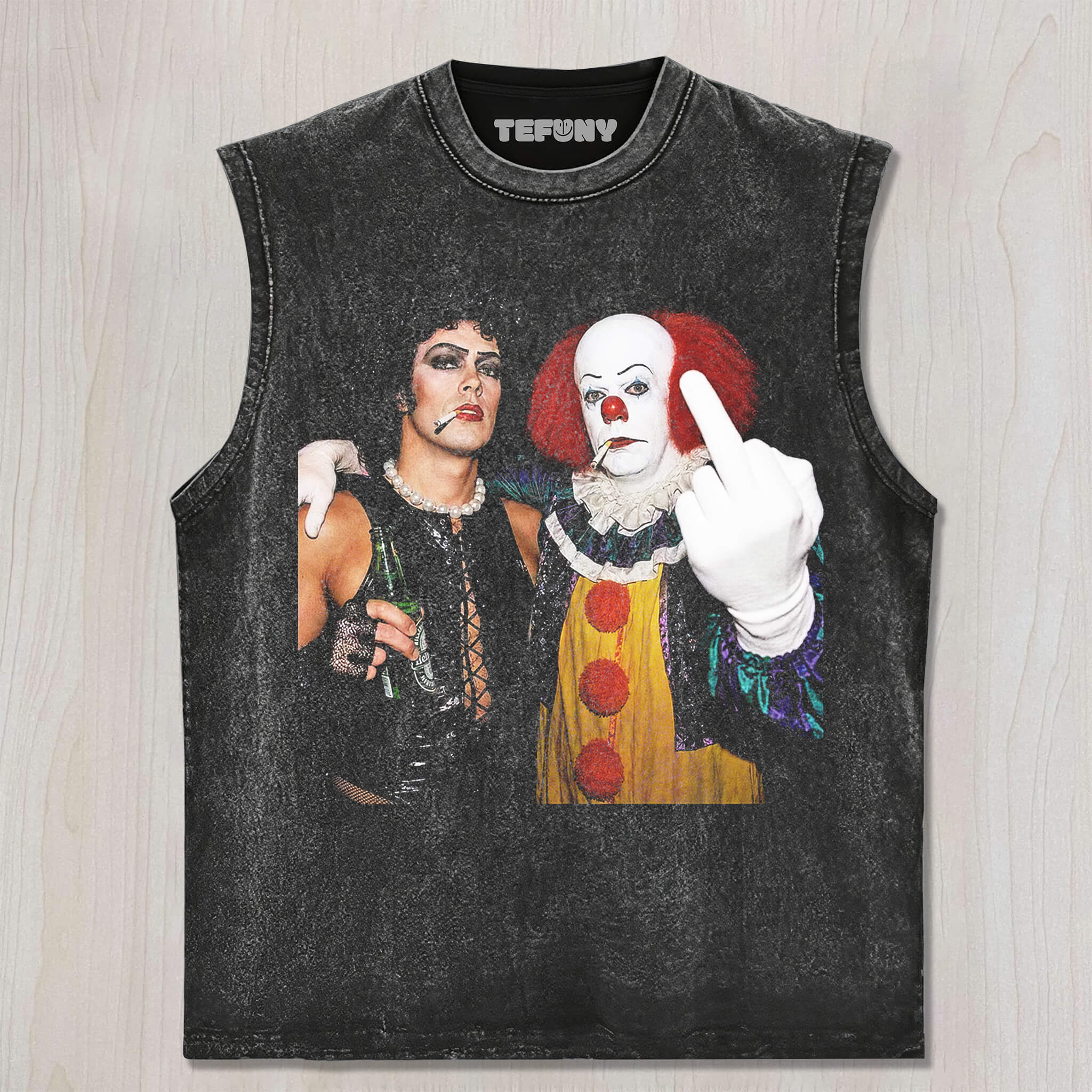 CULT HORROR DUO VINTAGE MOVIE GRAPHIC TEE UNISEX TEE, TANK TOP, LAYERED LS, SWEATSHIRT & HOODIE