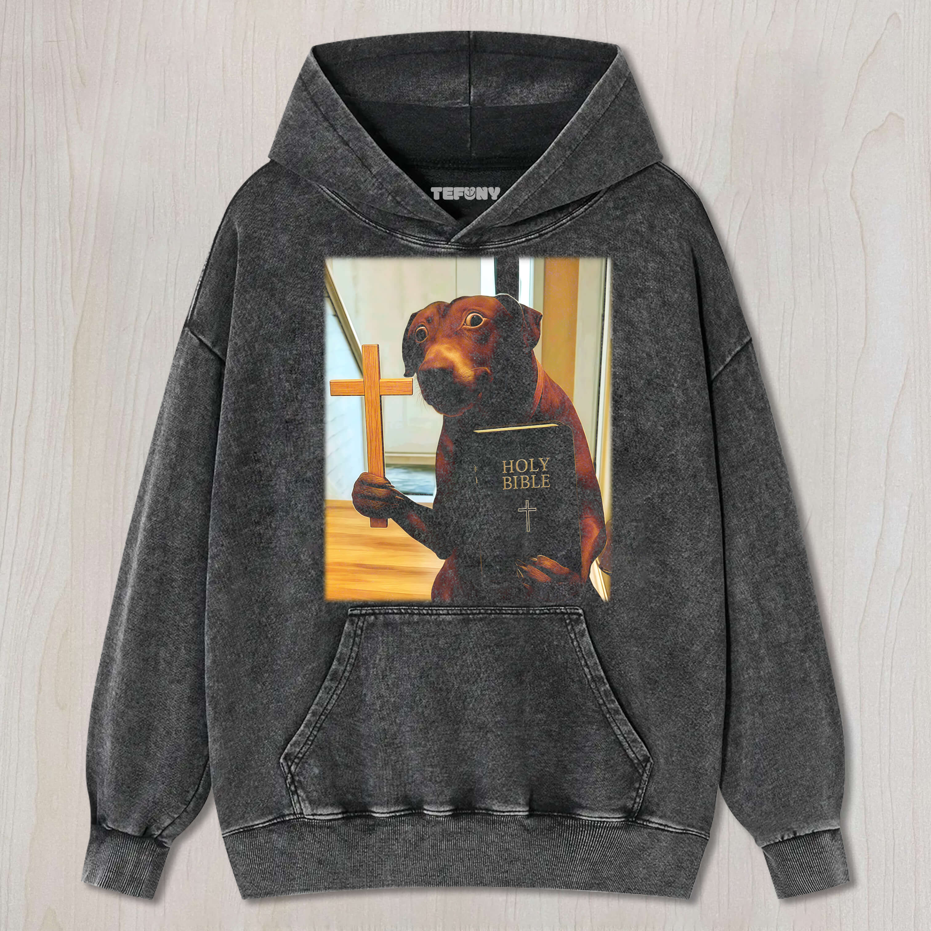 FUNNY RELIGIOUS DOG T-SHIRT