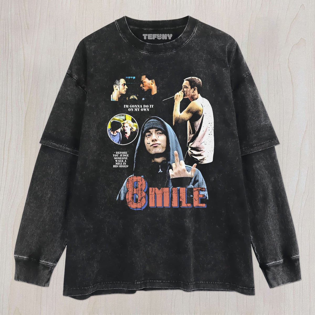 8 MILE V2 UNISEX TEE, TANK TOP, LAYERED LS, SWEATSHIRT & HOODIE
