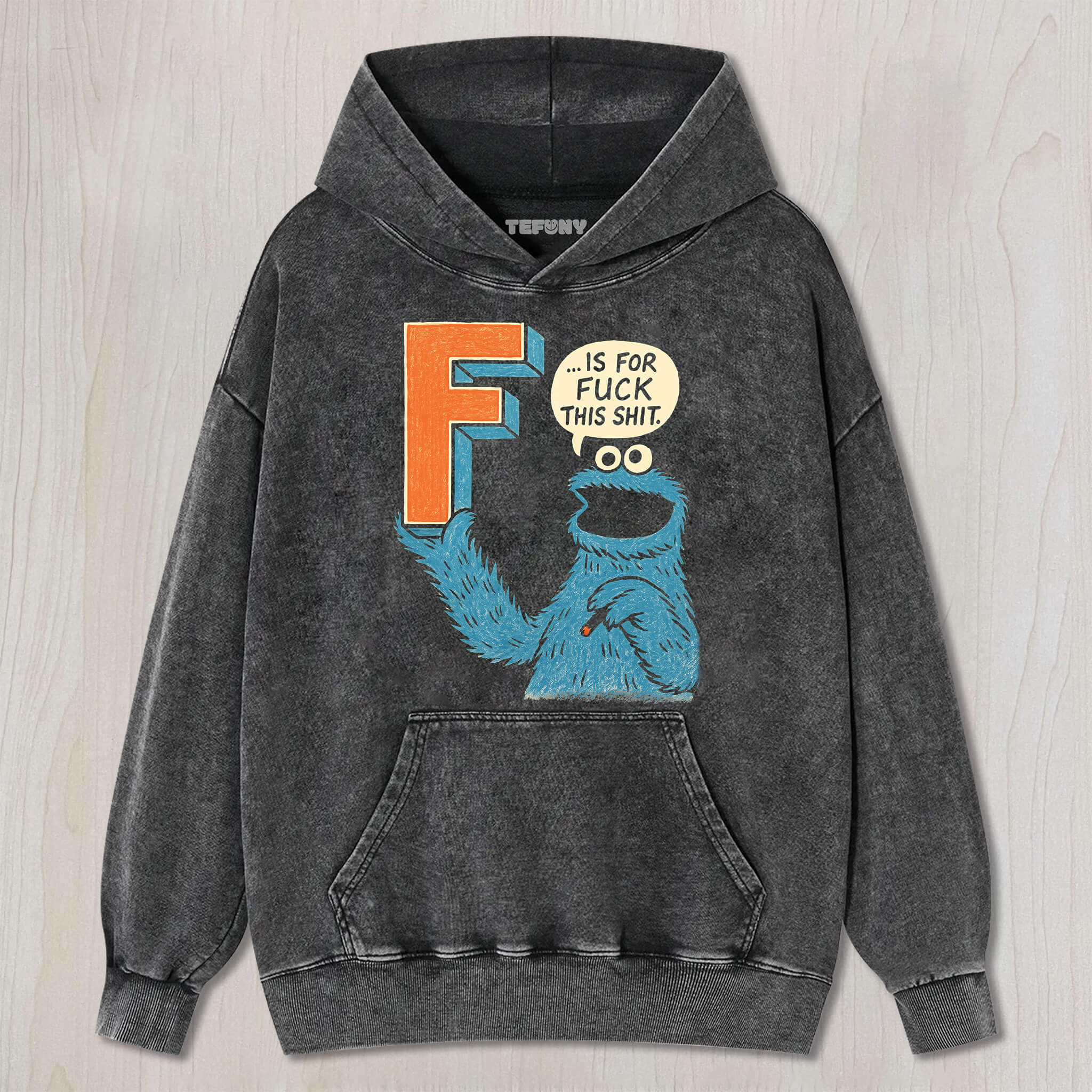 COOKIE MONSTER F IS FOR TEE & SWEAT & HOOD