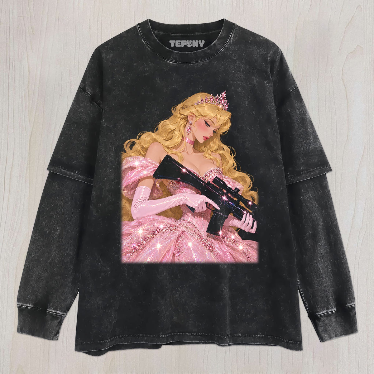 A-A WITH A GUN UNISEX TEE, TANK TOP, LAYERED LS, SWEATSHIRT & HOODIE