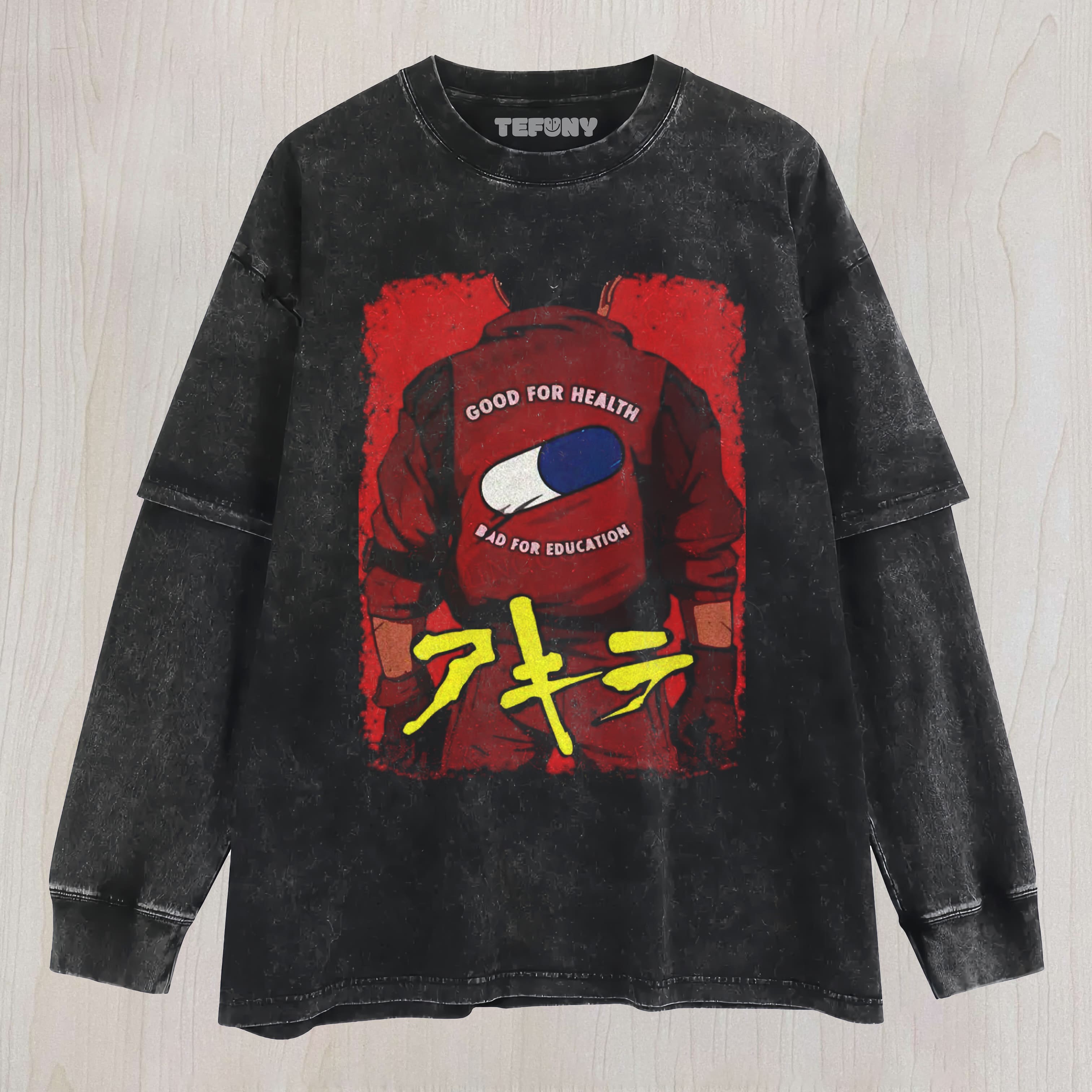 AKIRA KANEDA BACK UNISEX TEE, TANK TOP, LAYERED LS, SWEATSHIRT & HOODIE