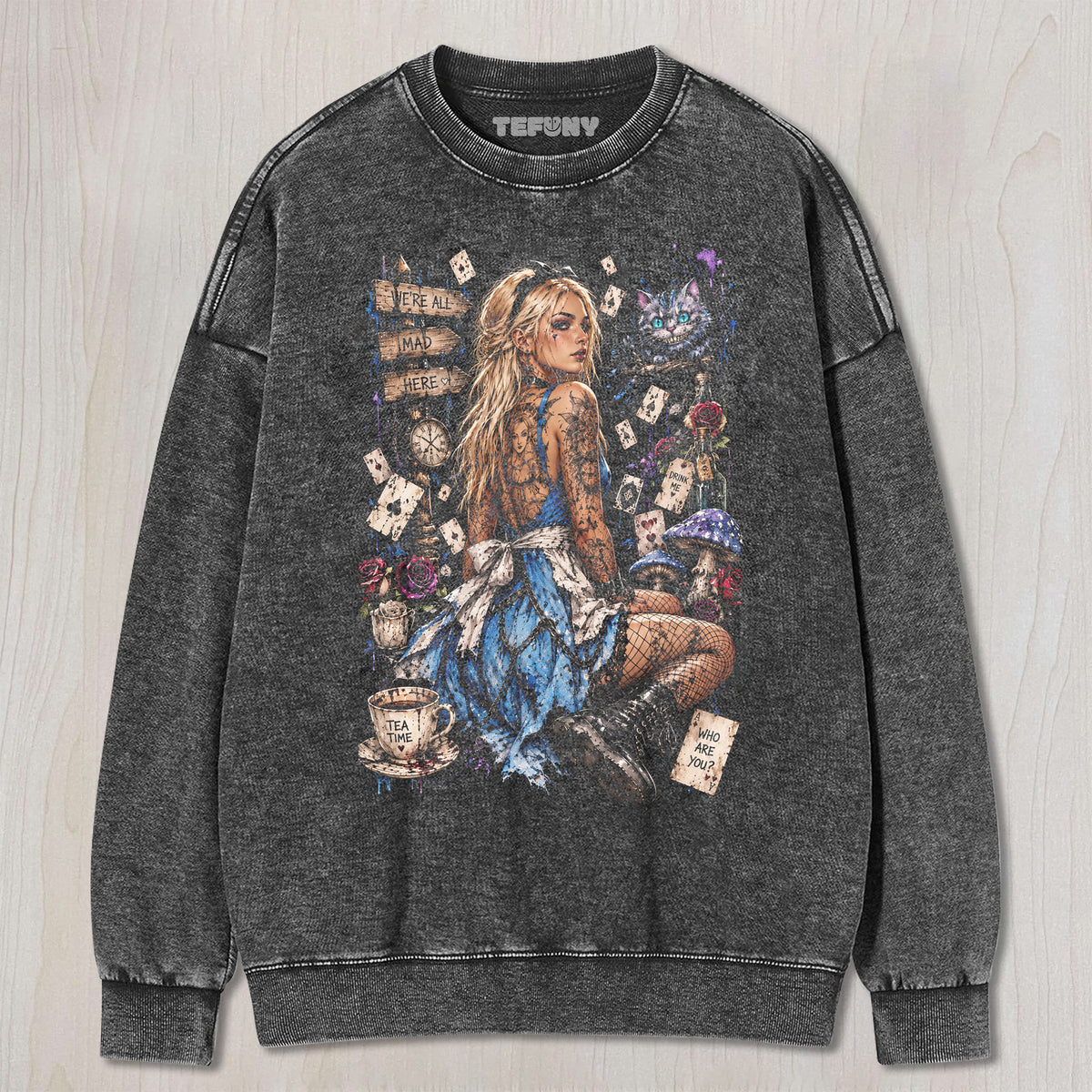 ALICE GOTHIC UNISEX TEE, TANK TOP, LAYERED LS, SWEATSHIRT & HOODIE