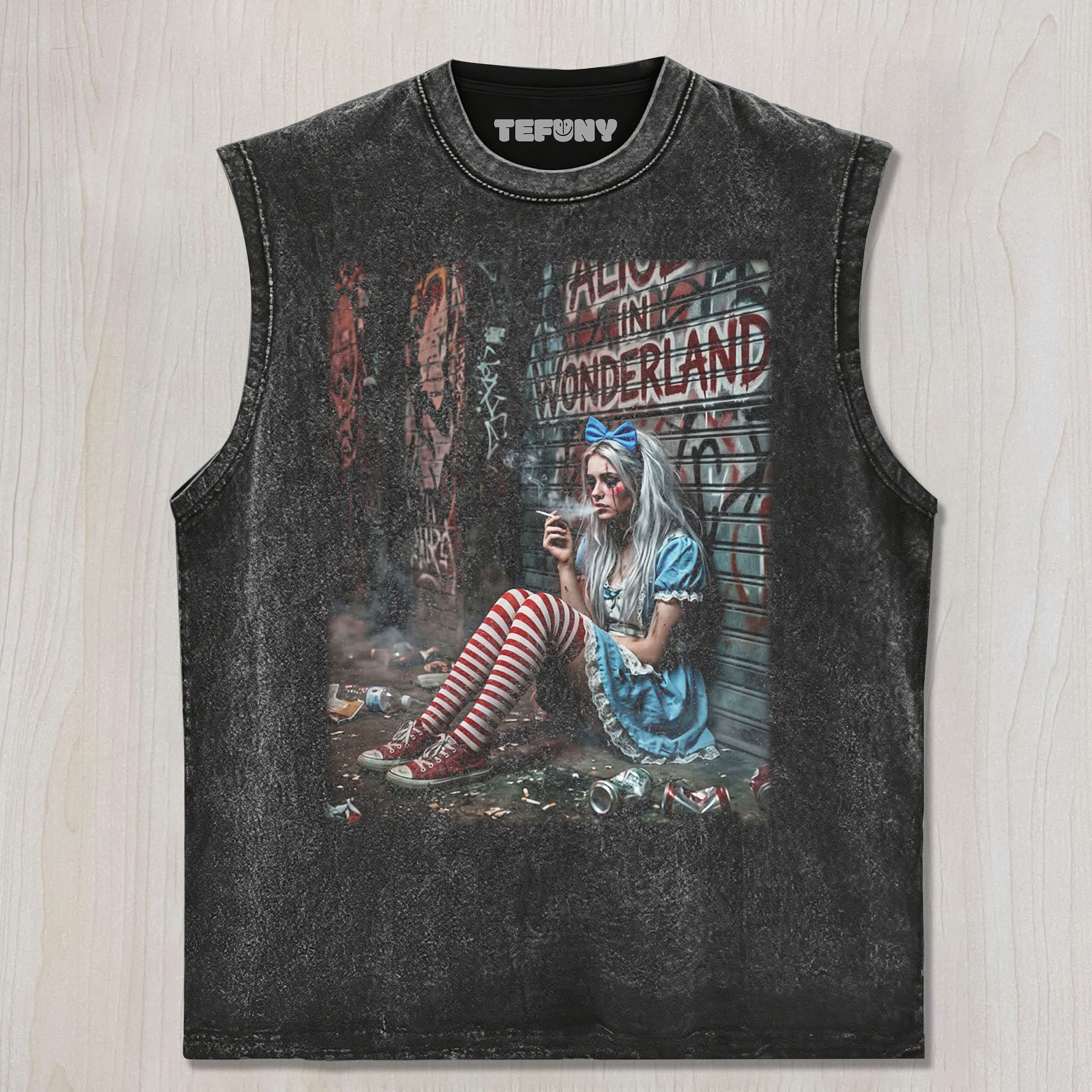 ALICE IN WONDERLAND N2 UNISEX TEE, TANK TOP, LAYERED LS, SWEATSHIRT & HOODIE