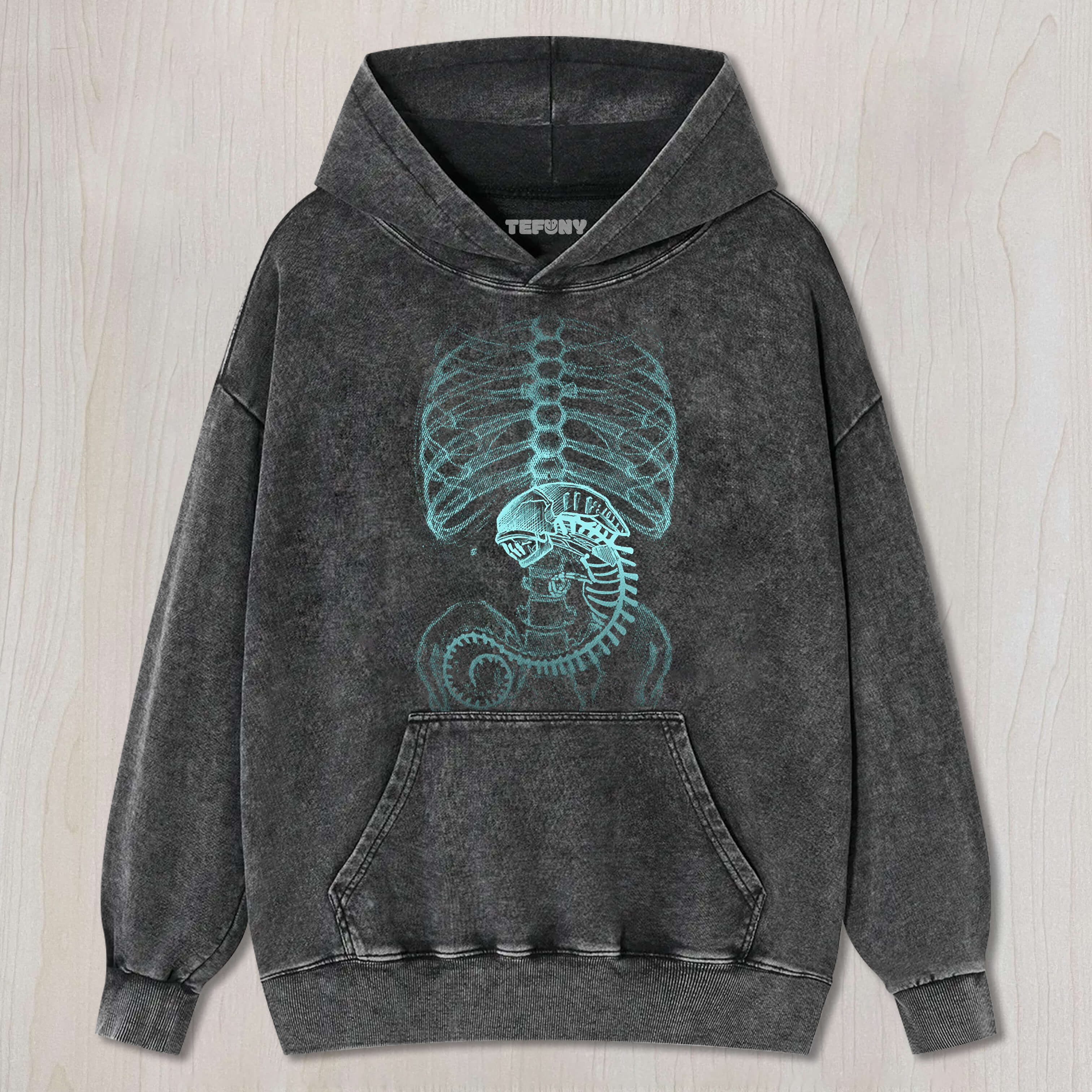 ALIEN SKELETON TEE & SWEAT & HOOD