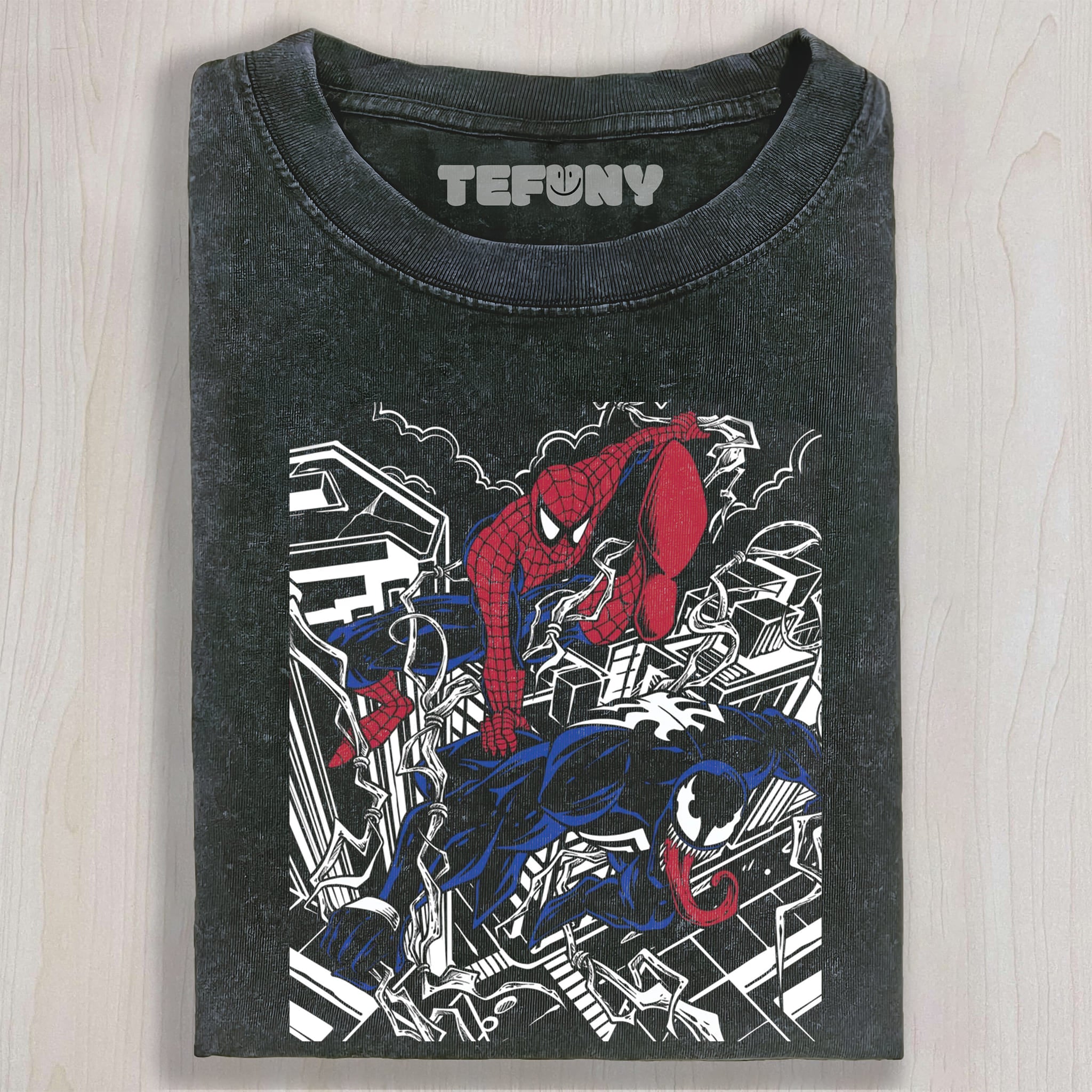 AOP SPIDERMAN VENOM UNISEX TEE, TANK TOP, LAYERED LS, SWEATSHIRT & HOODIE