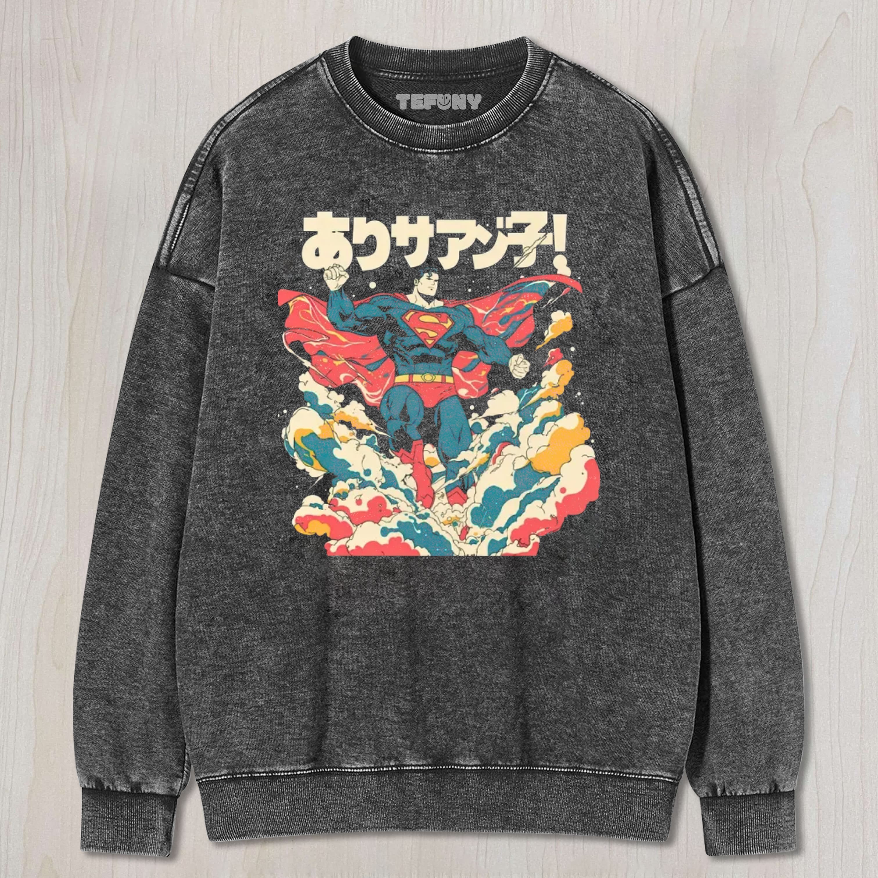 ARIGATOU ANIKI! JAPANESE STYLE SUPERMAN COTTON TEE & SWEAT & HOOD