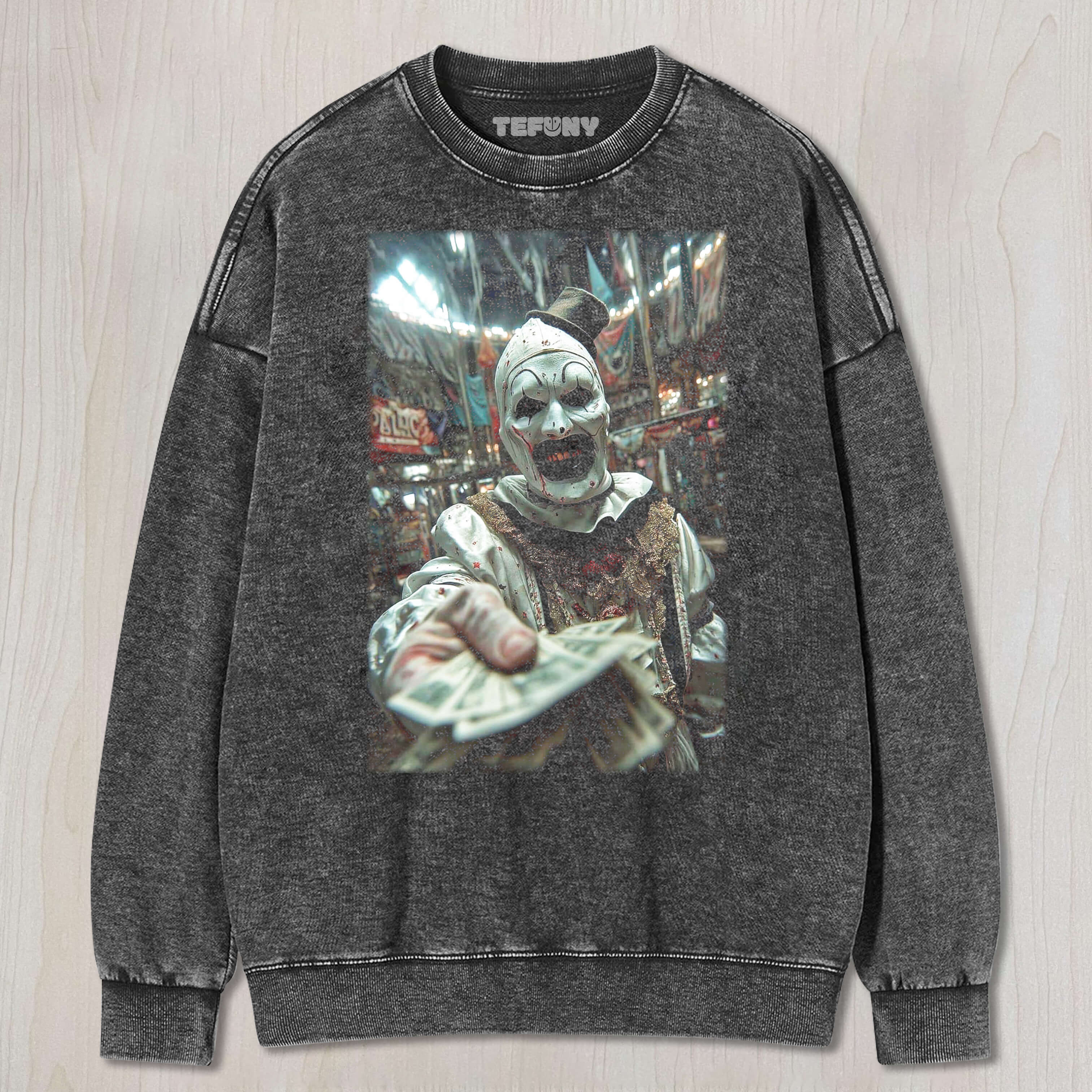 ART THE CLOWN GIVES YOU TICKETS TEE & SWEAT & HOOD