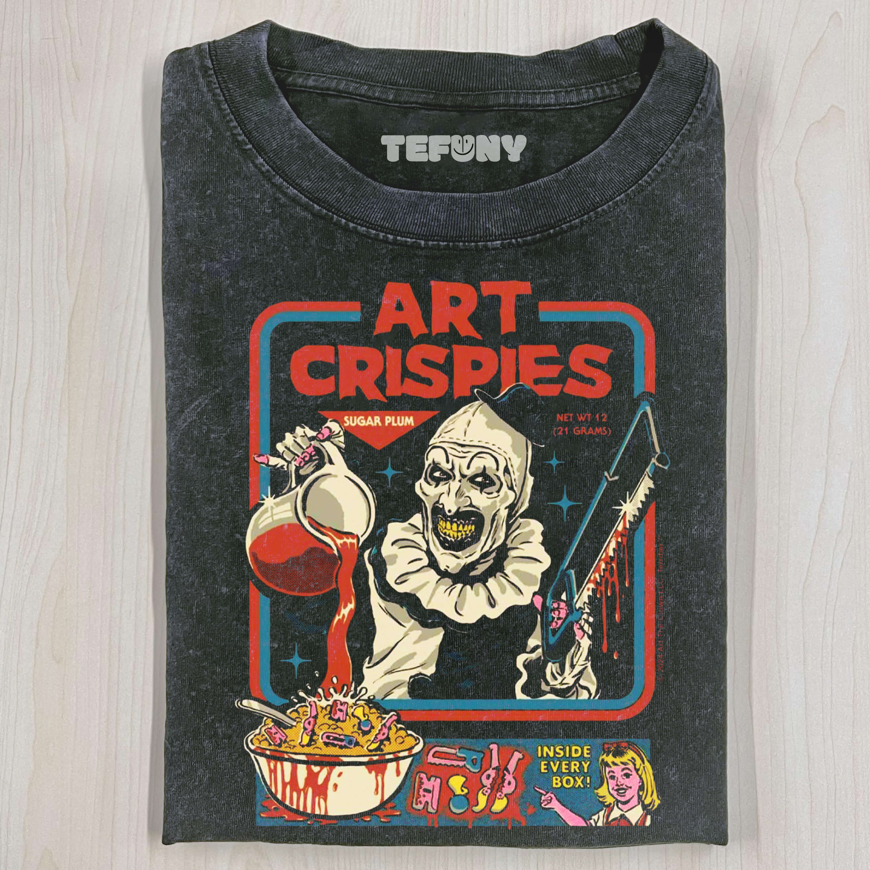 ART THE CLOWN MAKES NOODLES T-SHIRT