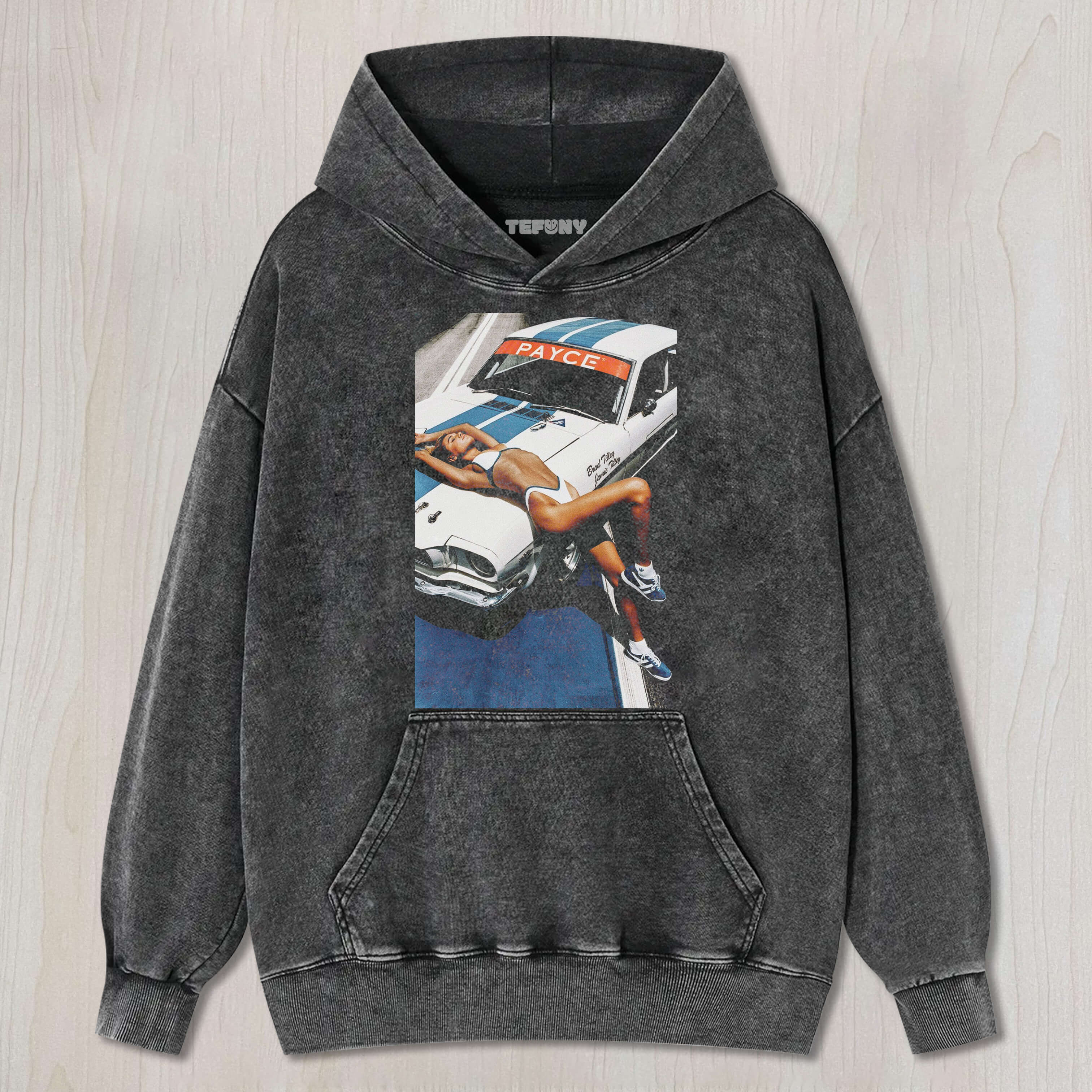 A BEAUTIFUL WOMAN WAS LYING ON THE CAR T-SHIRT