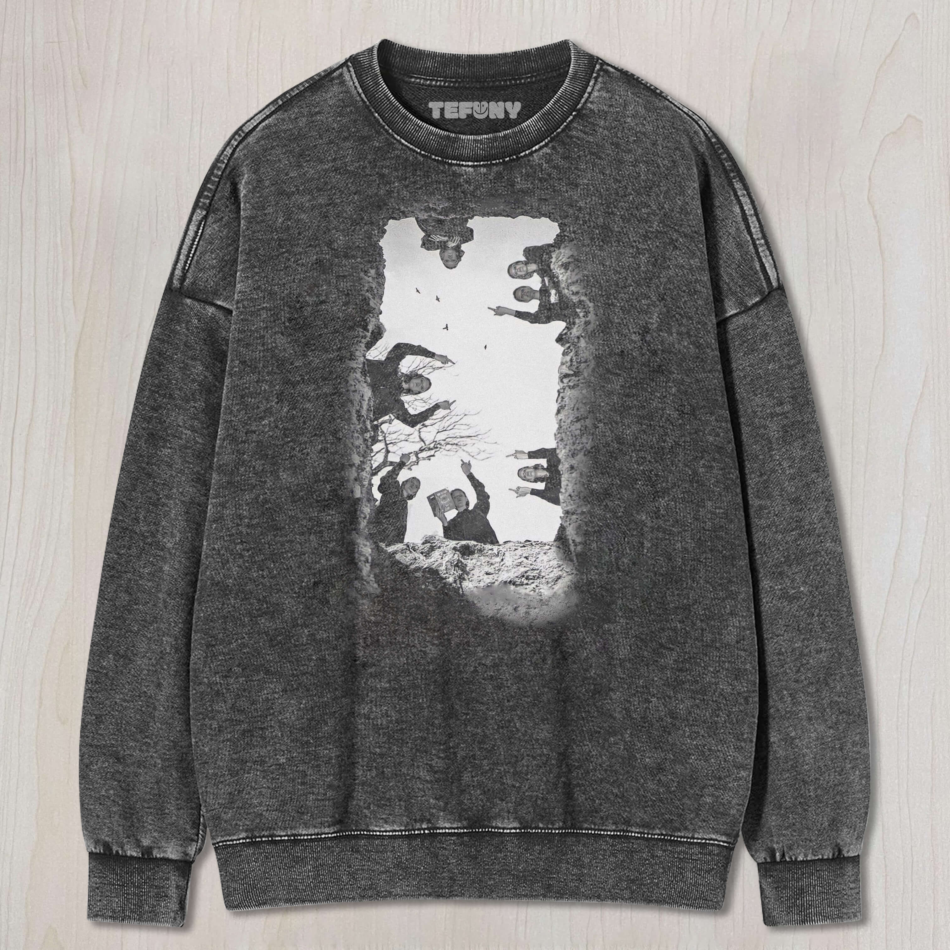 A GROUP OF MIDDLE FINGERS T-SHIRT