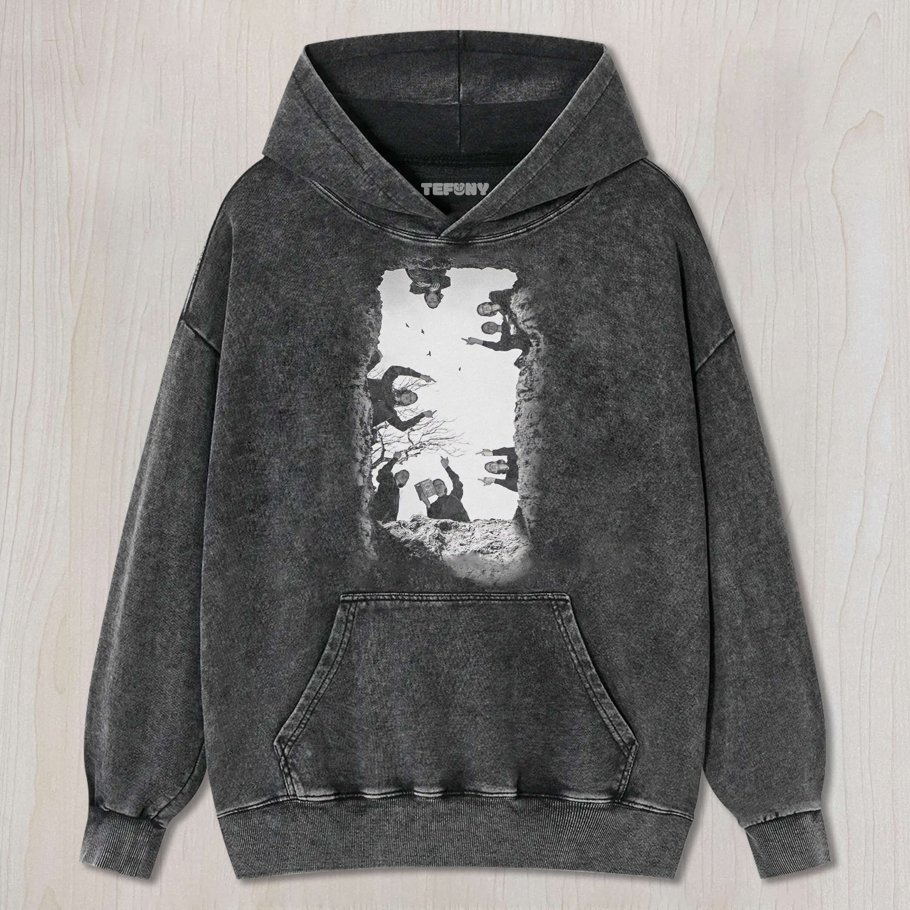 A GROUP OF MIDDLE FINGERS T-SHIRT