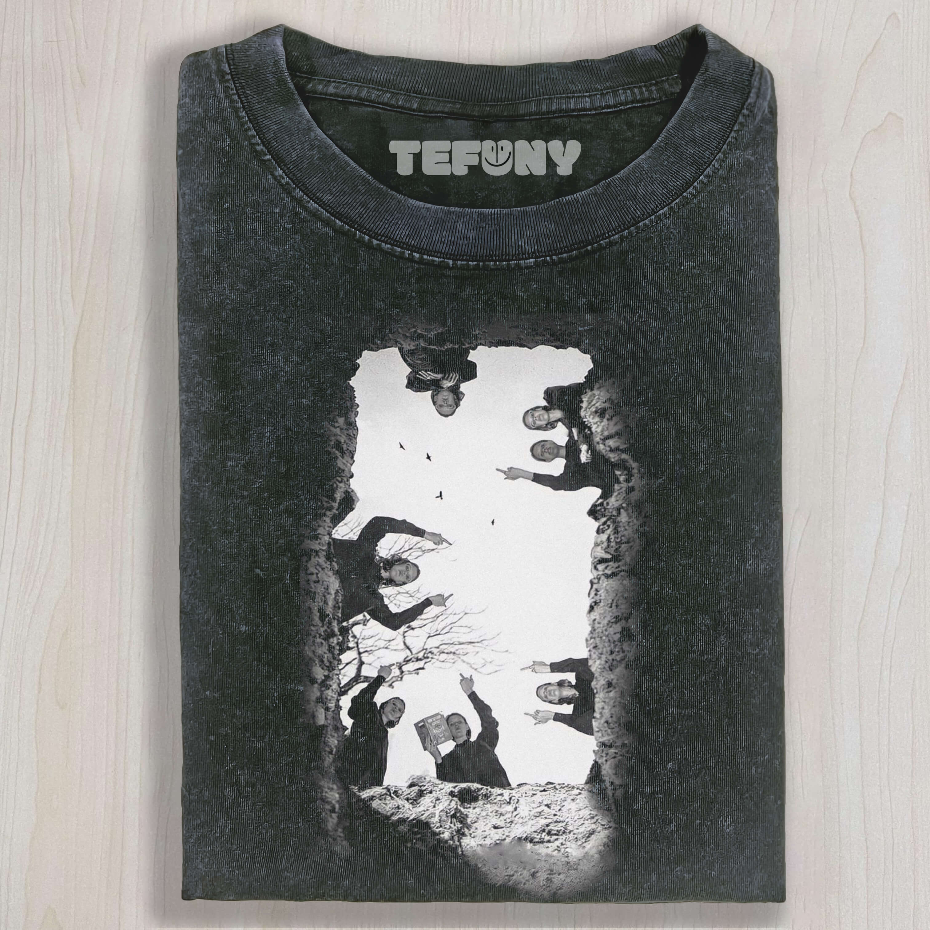 A GROUP OF MIDDLE FINGERS T-SHIRT