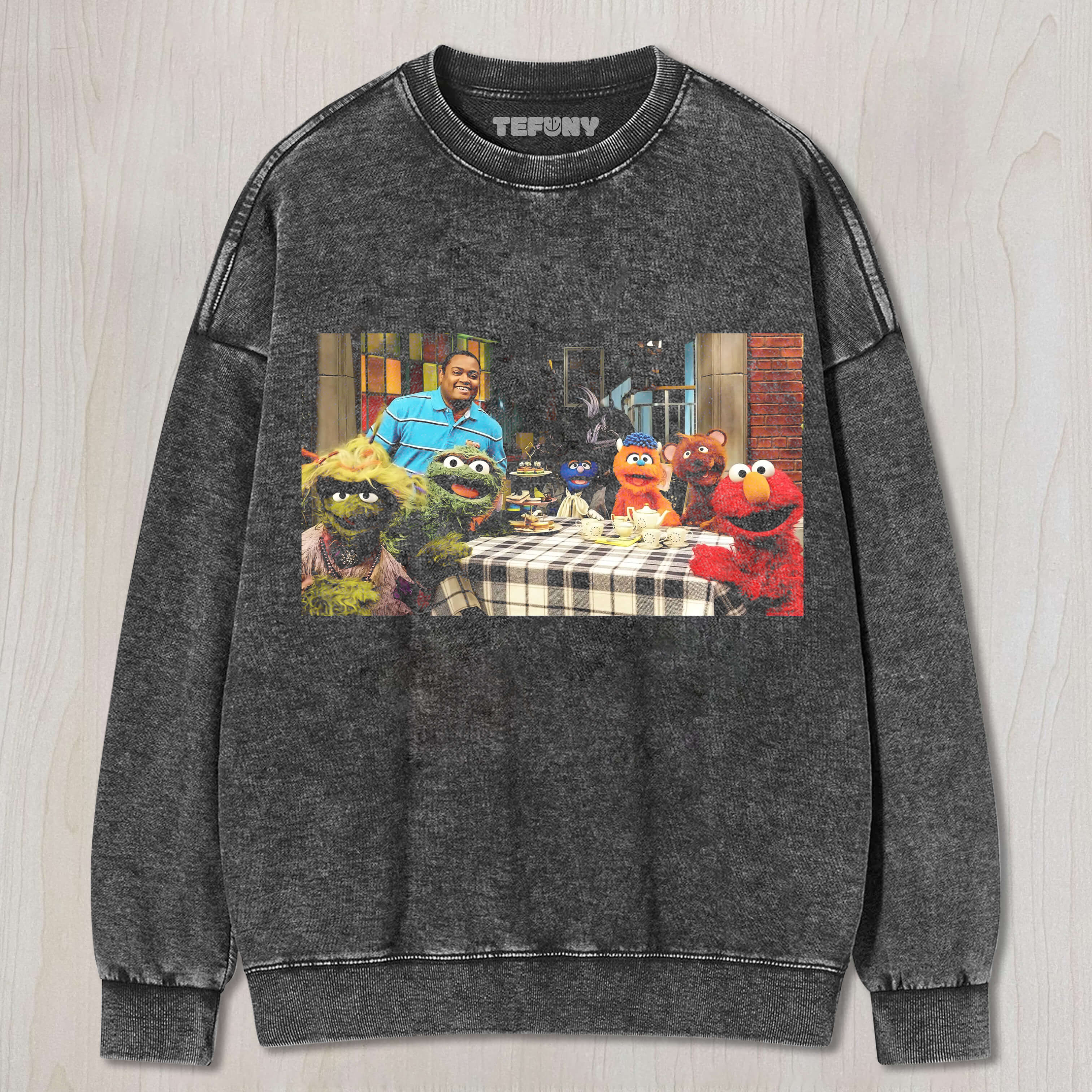 A TEA PARTY WAS HELD ON SESAME STREET T-SHIRT