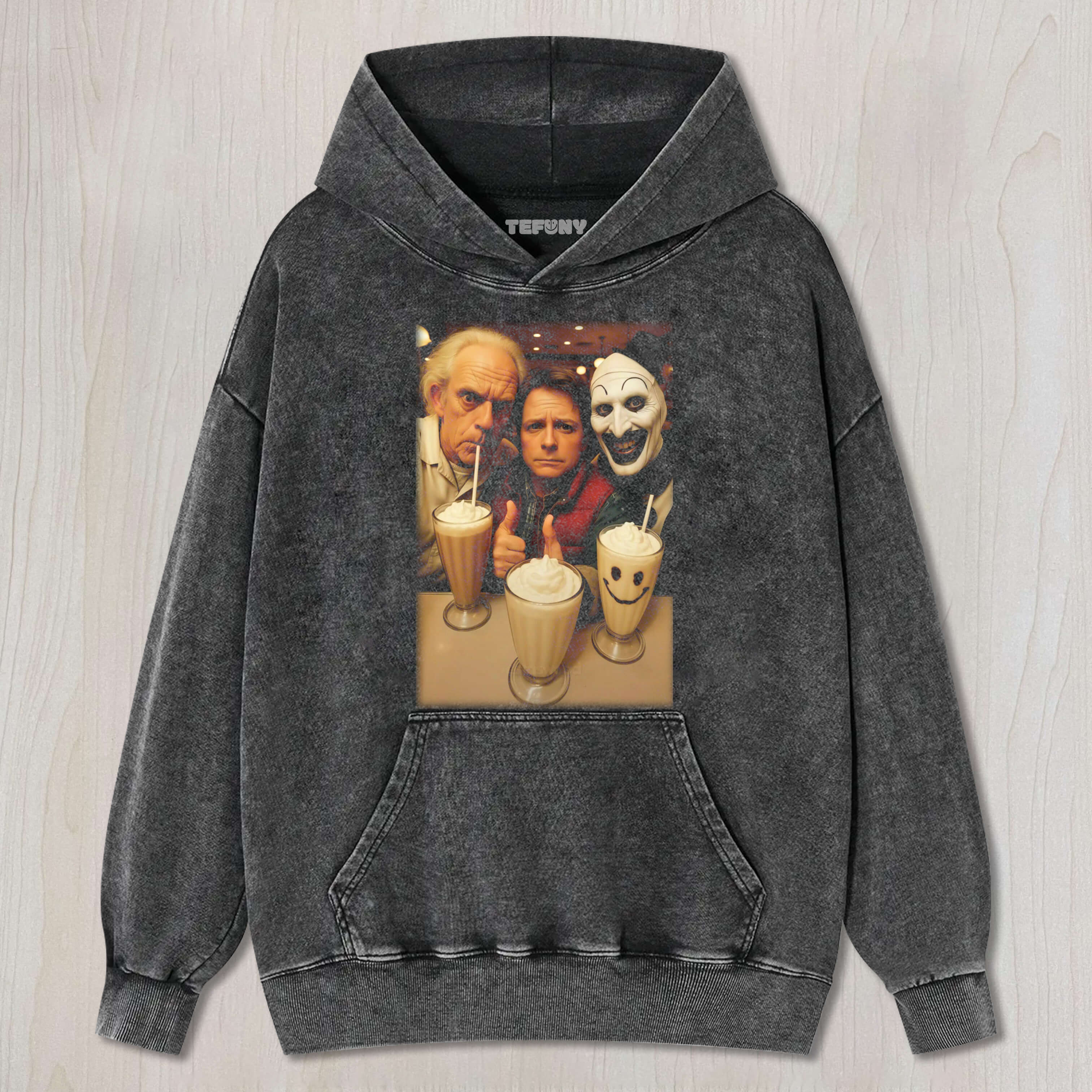 BACK TO THE FUTURE AND ART THE CLOWN TEE & SWEAT & HOOD