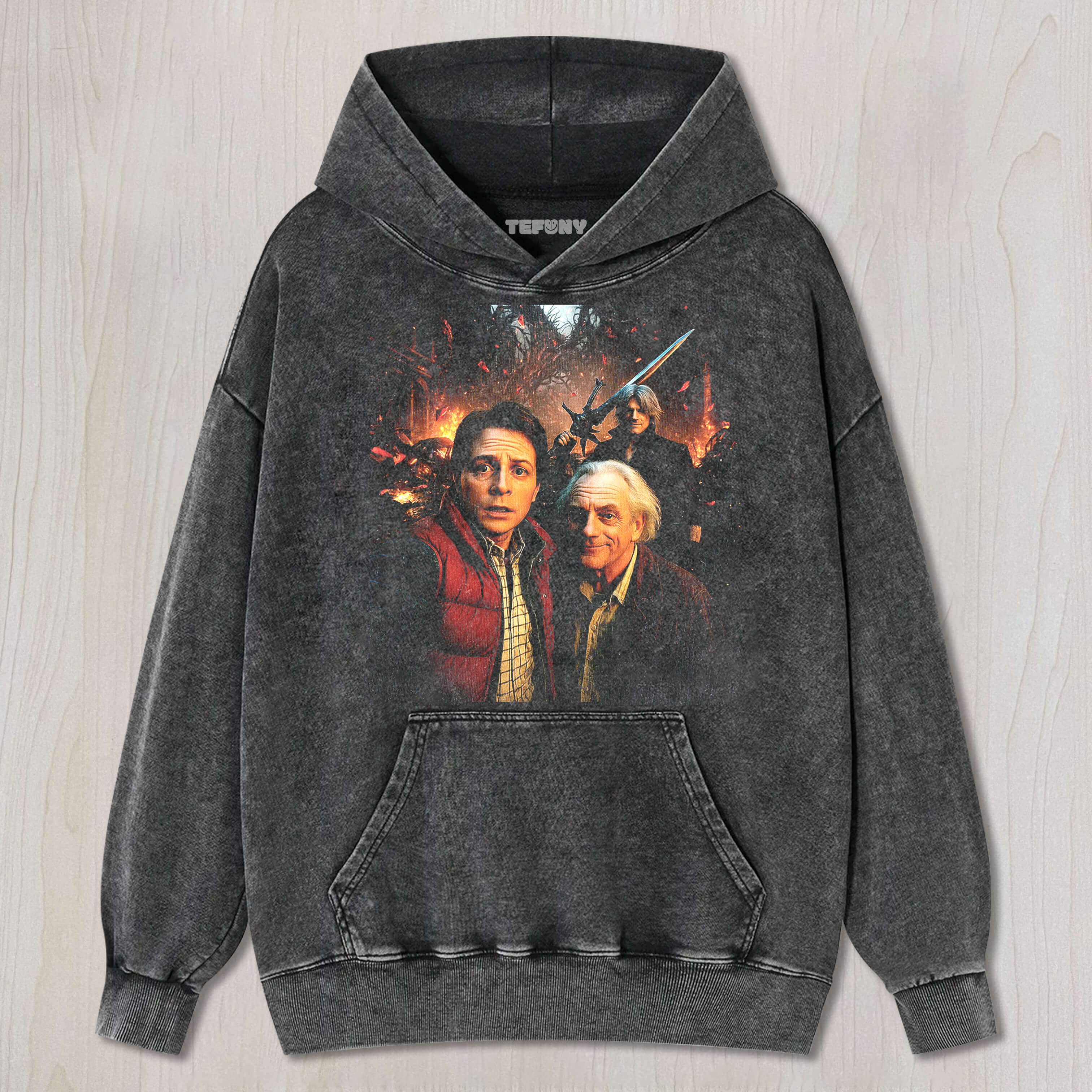 BACK TO THE FUTURE & DEVIL MAY CRY 5 T-SHIRT