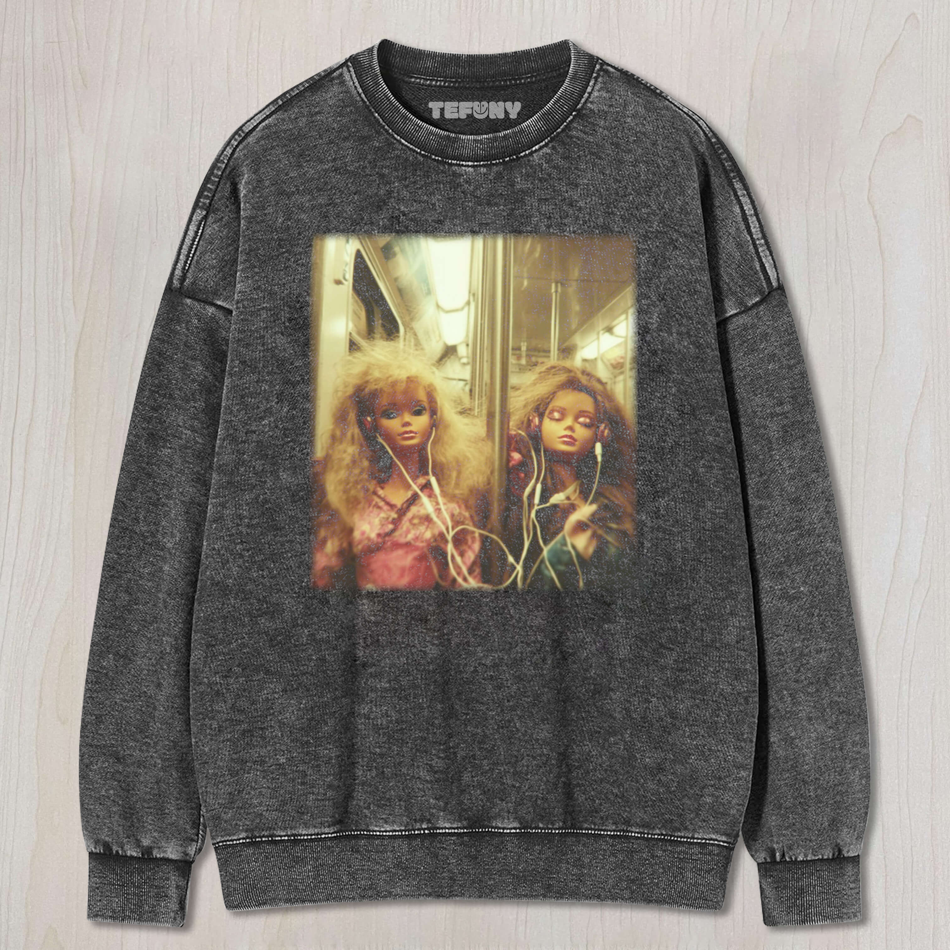 BARBIES ON THE SUBWAY TEE & SWEAT & HOOD