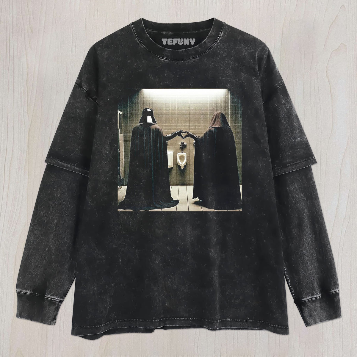 BATHROOM MEME UNISEX TEE, TANK TOP, LAYERED LS, SWEATSHIRT & HOODIE