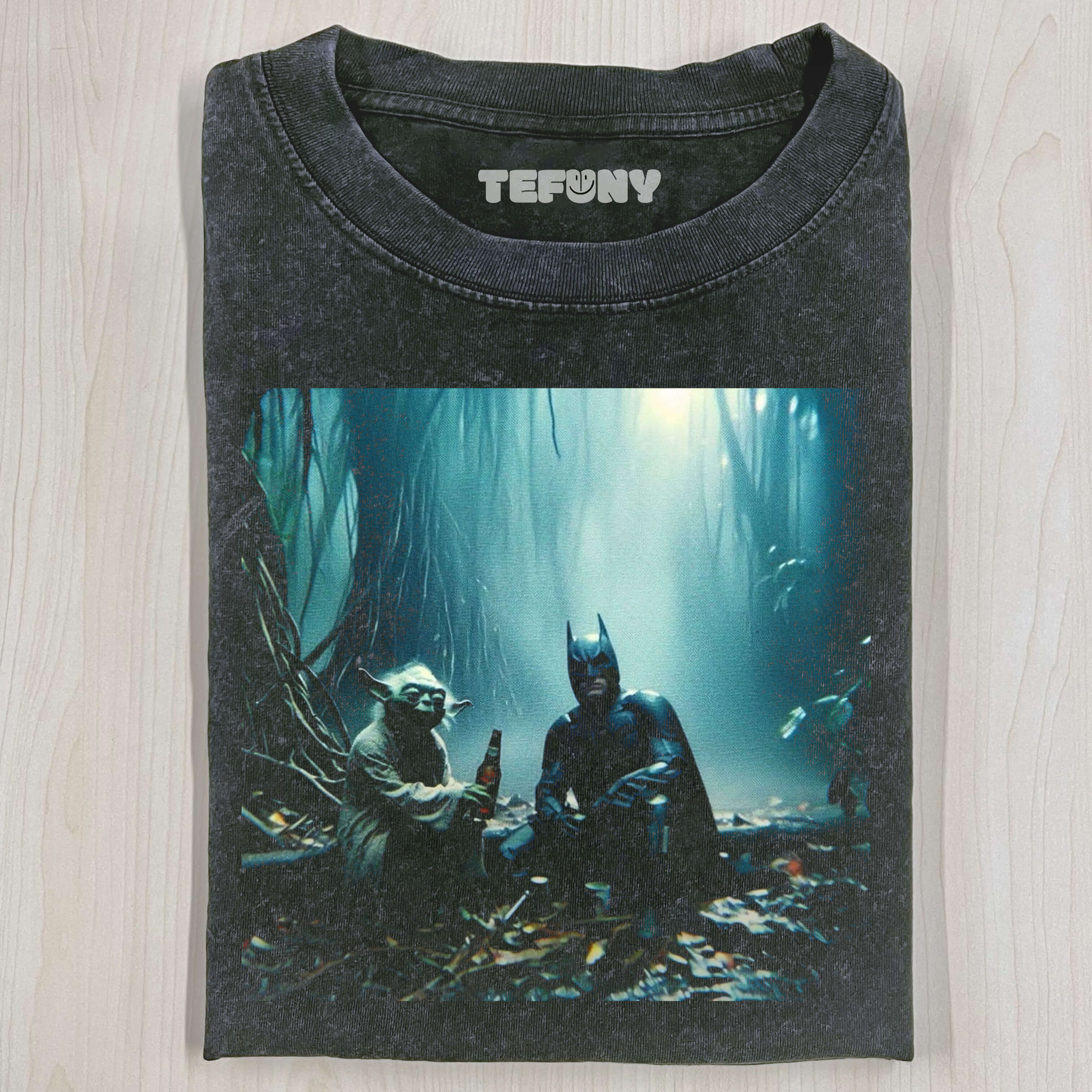 BATMAN AND DOBBY T-THIRT