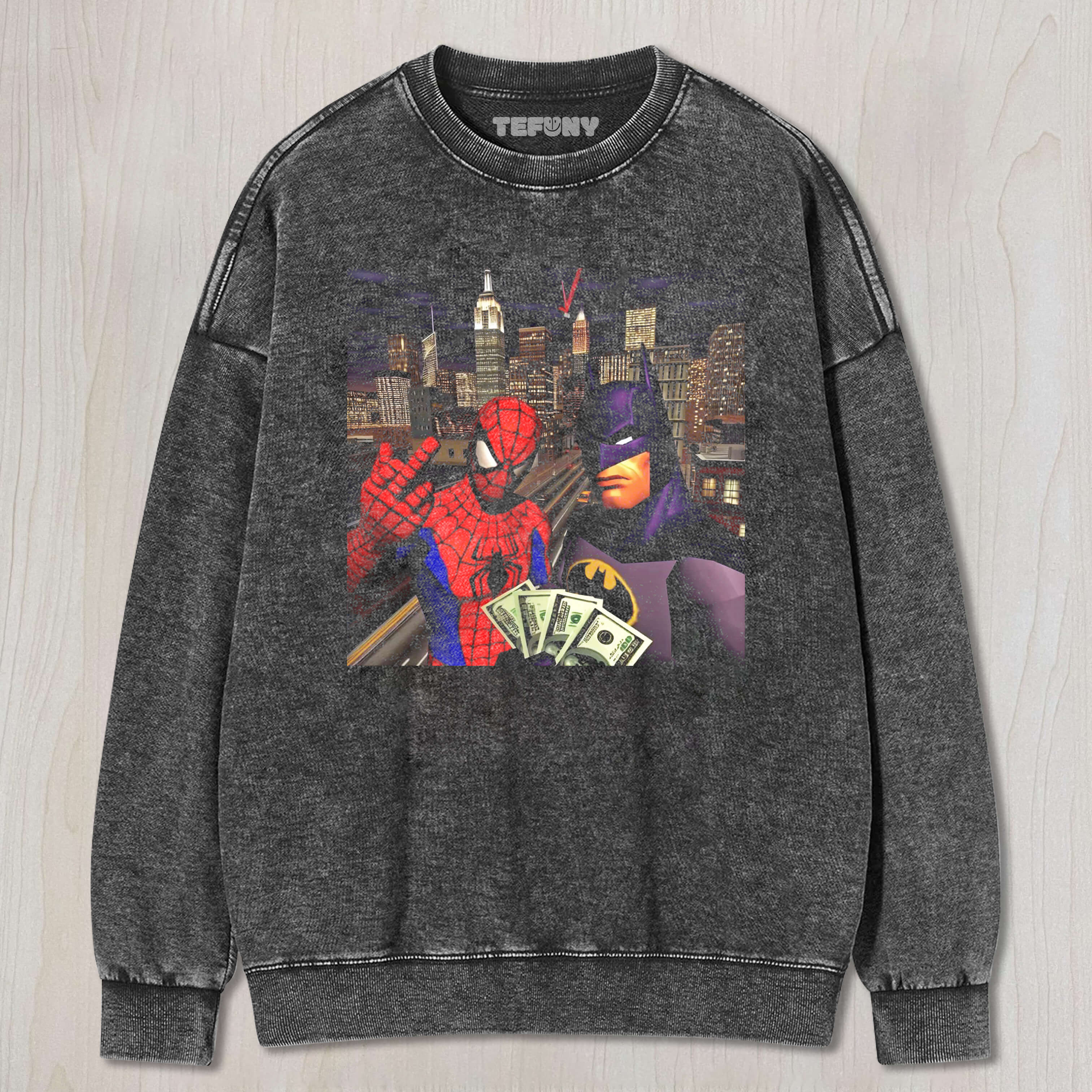 BATMAN X SPIDERMAN TEE & SWEAT & HOOD