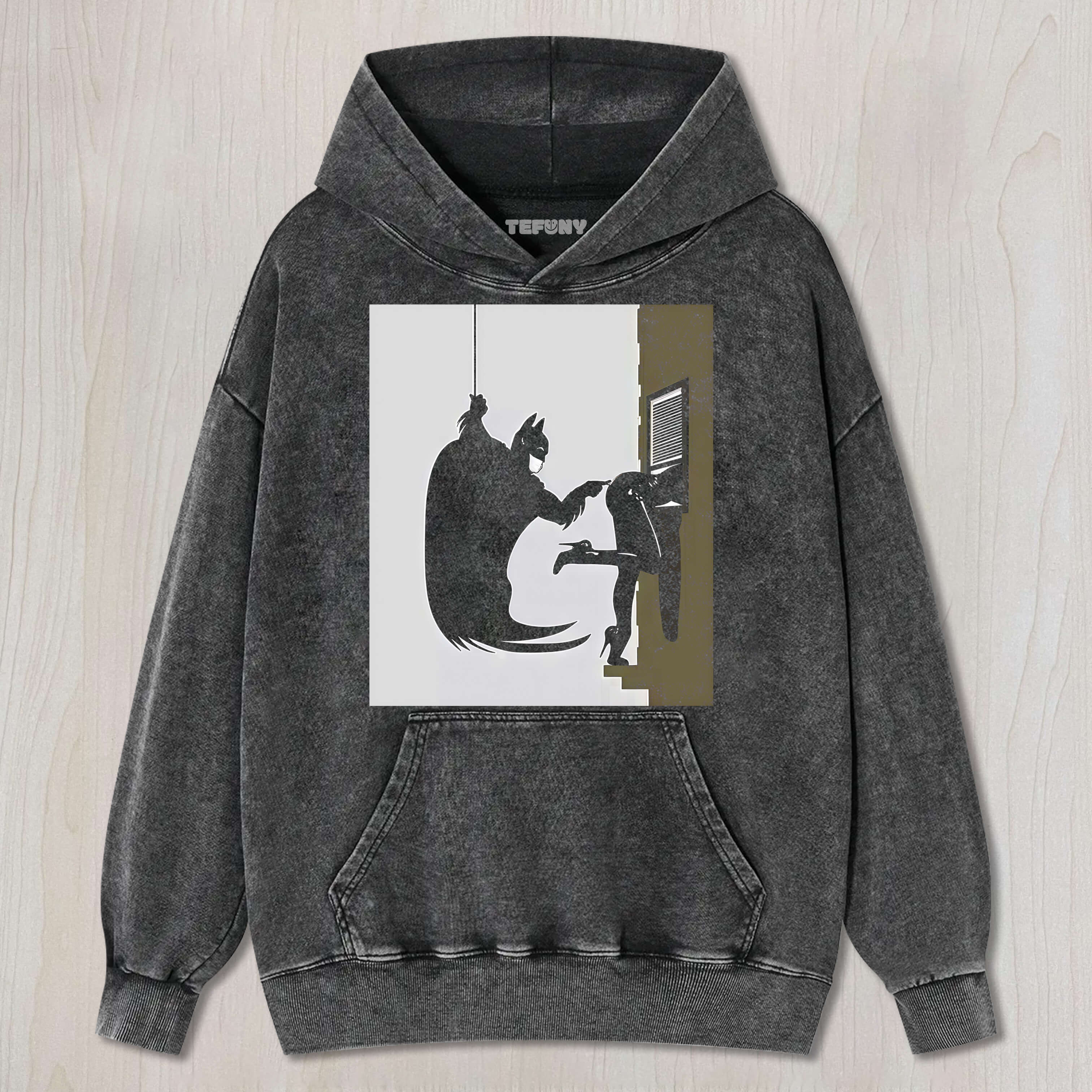 BATMAN POKES CATWOMAN T-SHIRT