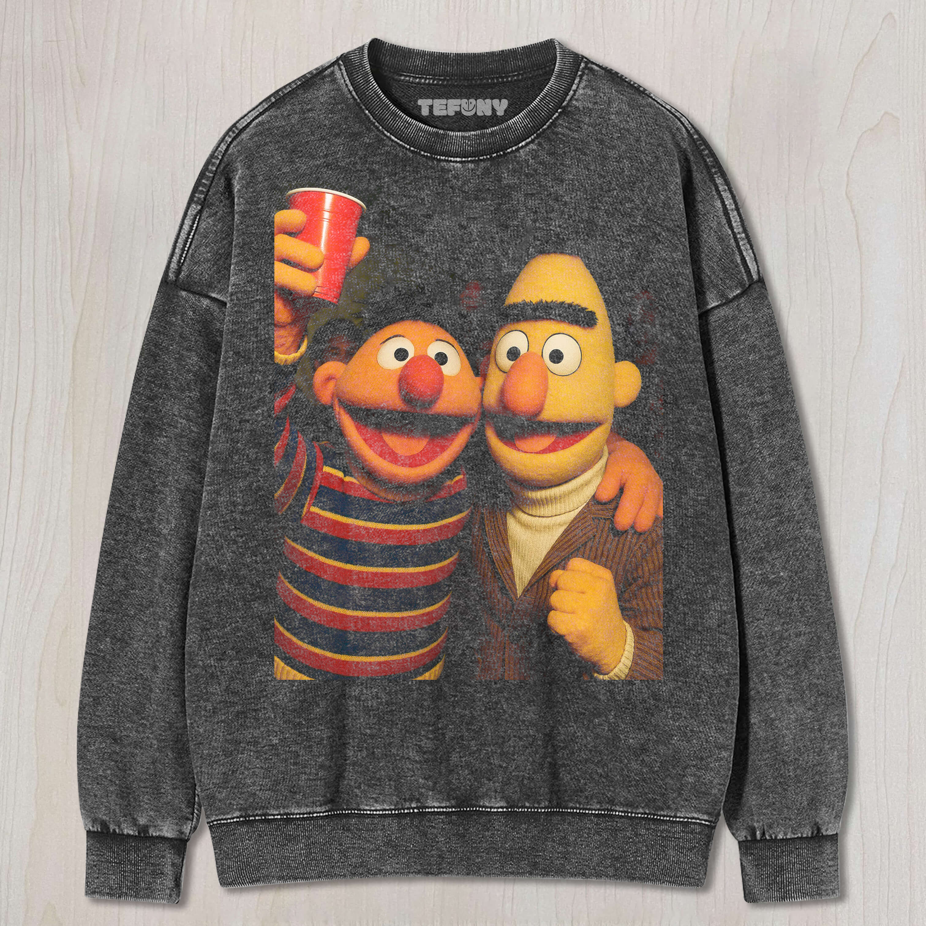 BERT AND ERNIE DRINKING T-SHI RT