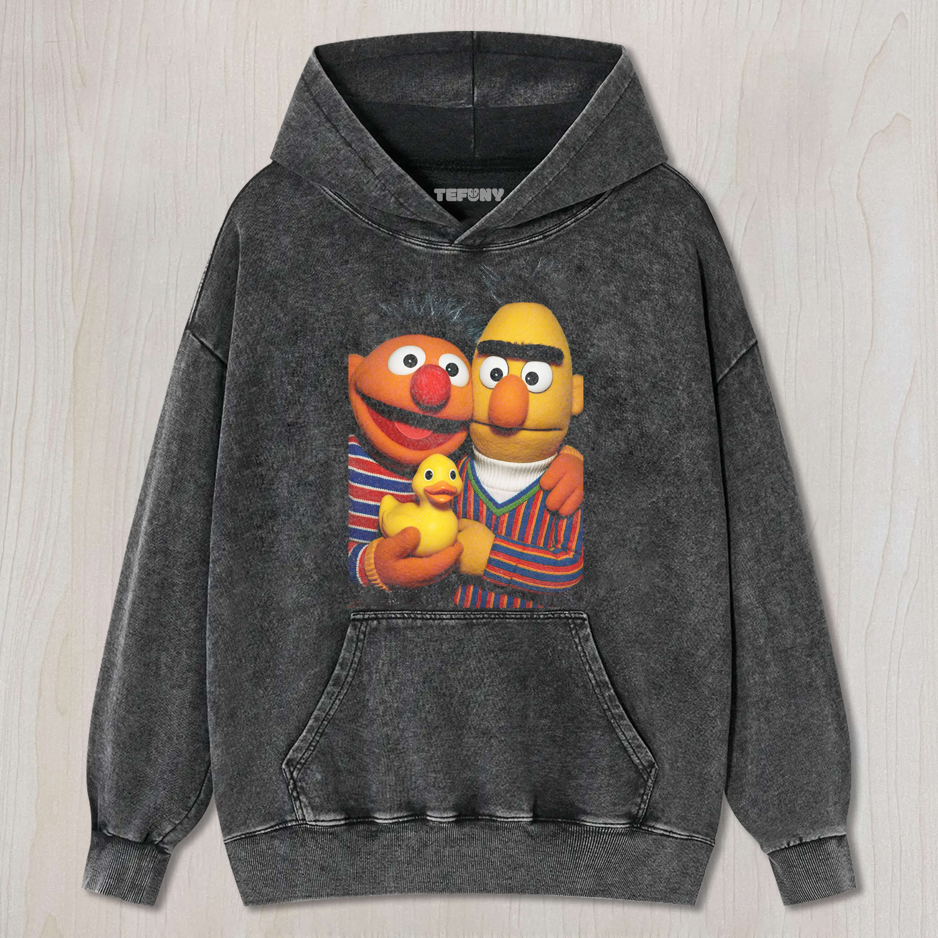 BERT, ERNIE AND THE DUCK TEE & SWEAT & HOOD