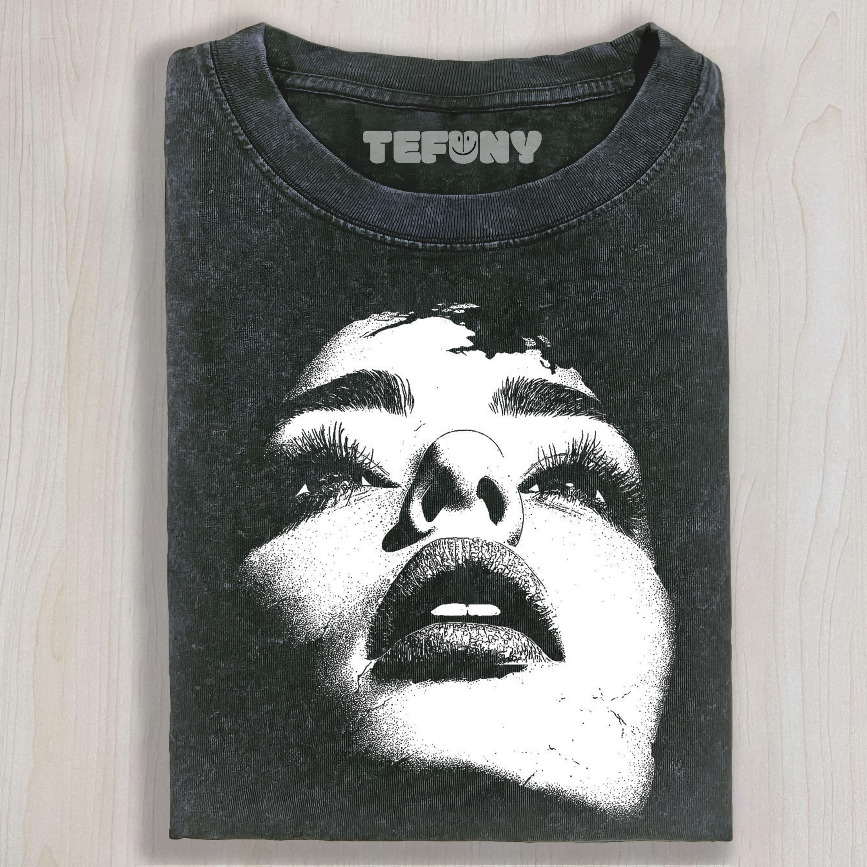 BIG WHITE FACE T-SHIRT