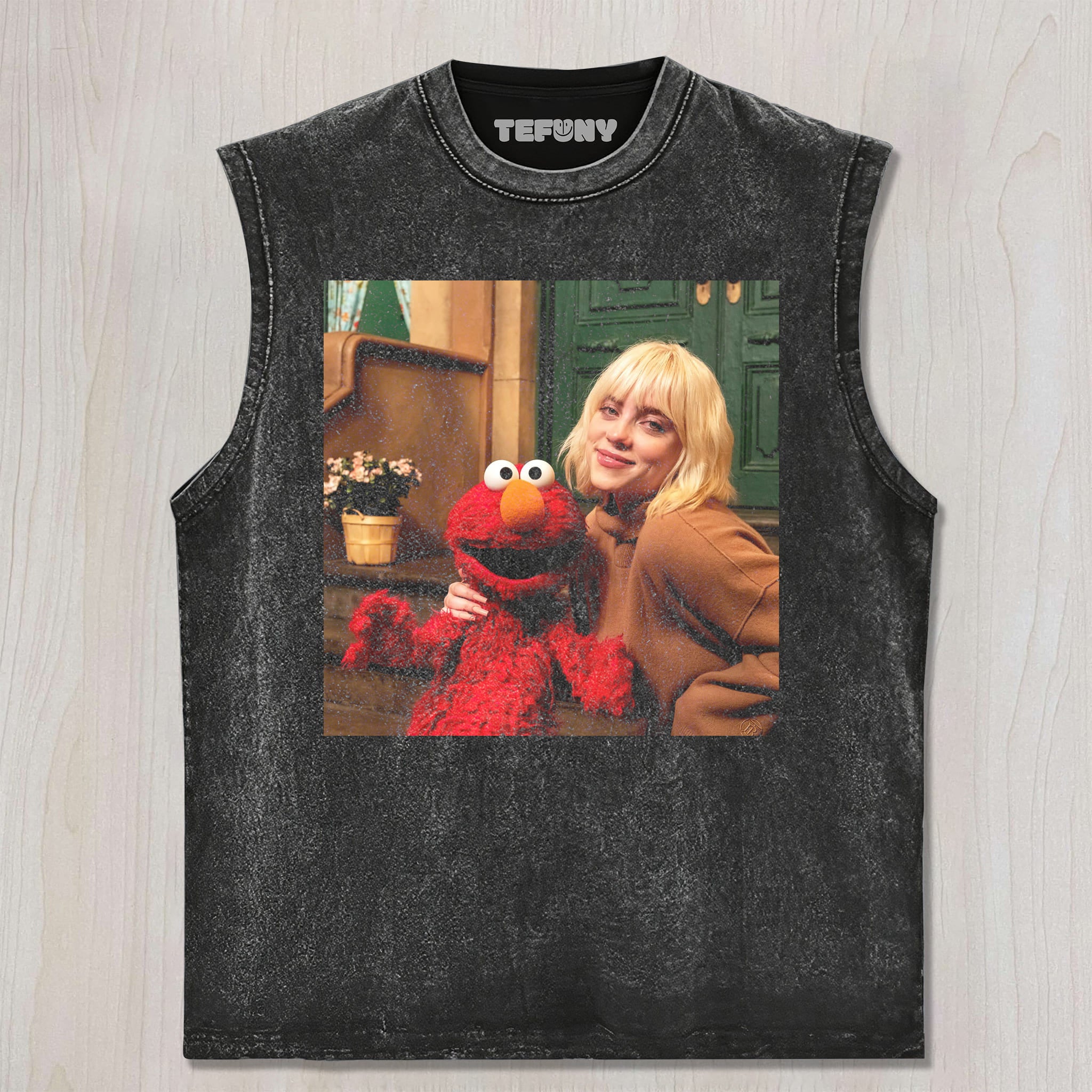 BILLIE EILISH & ELMO UNISEX TEE, TANK TOP, LAYERED LS, SWEATSHIRT & HOODIE