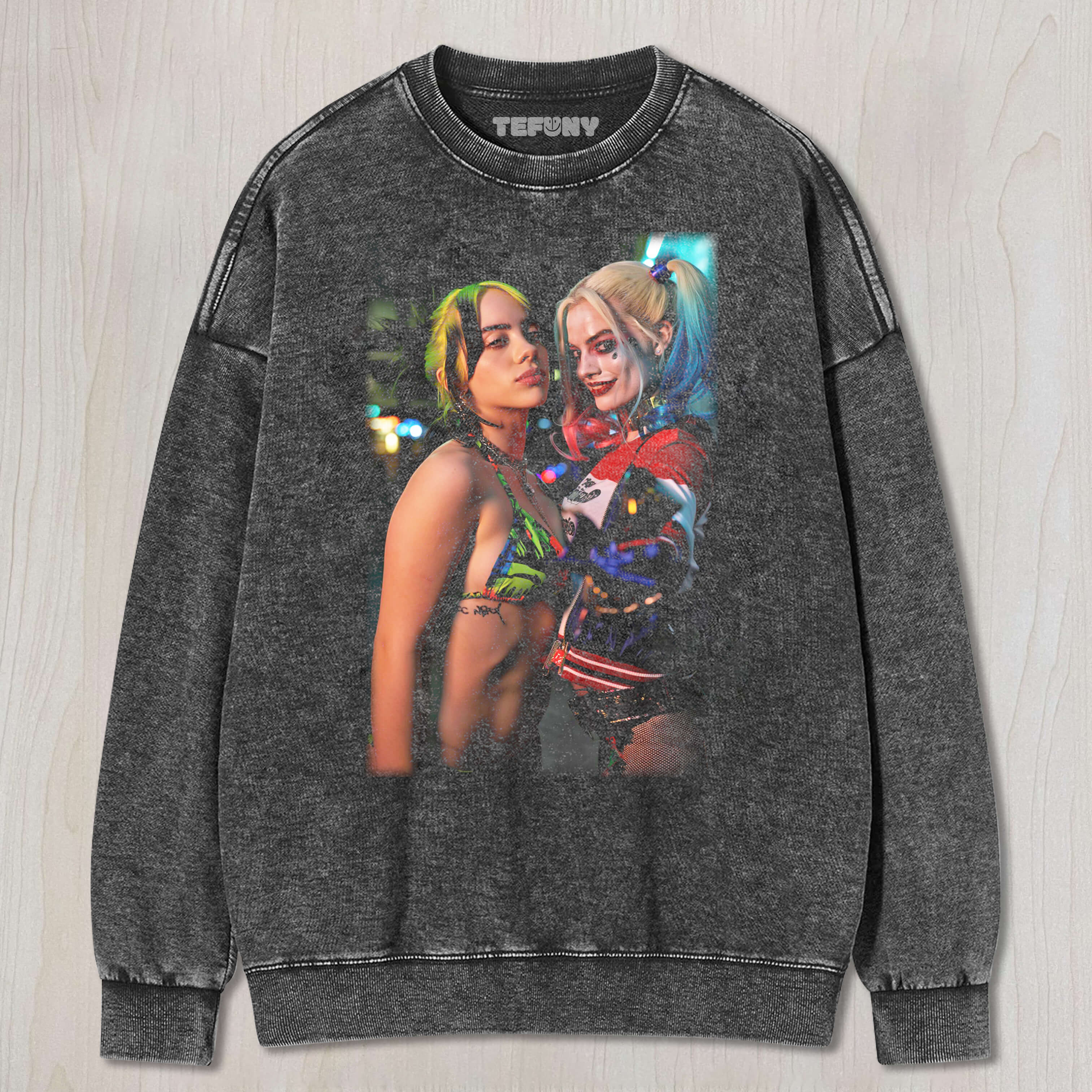 BILLIE EILISH AND HARLEY QUINN T-SHIRT