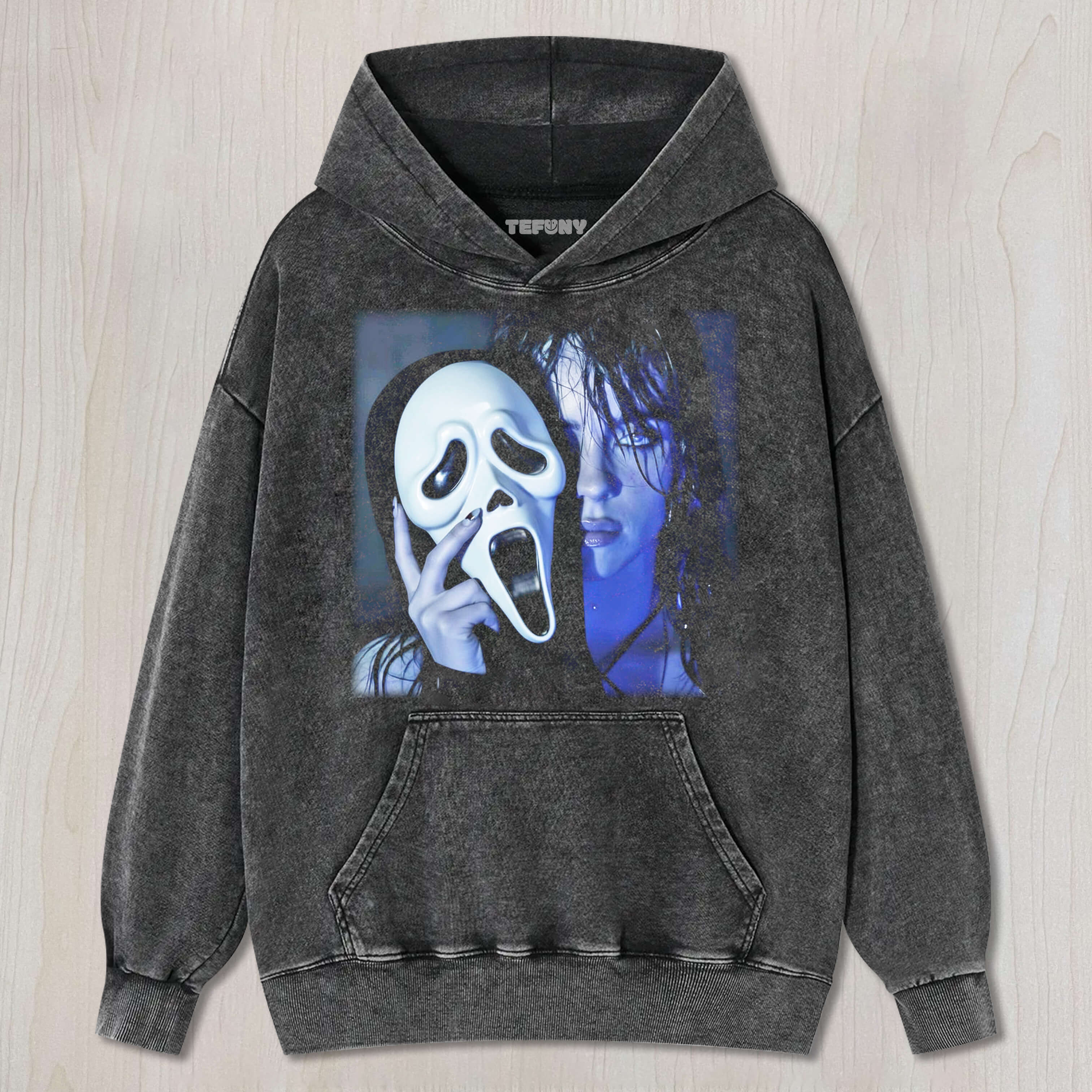 BILLIE ELISH HOLDING A GHOST MASK TEE & SWEAT & HOOD