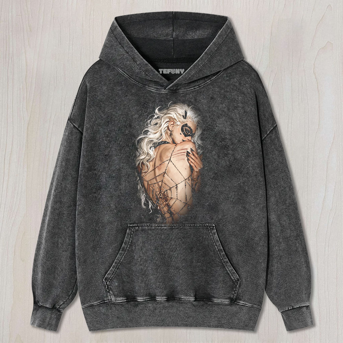 SEXY WOMAN TRAPPED IN A NET UNISEX TEE, TANK TOP, LAYERED LS, SWEATSHIRT & HOODIE