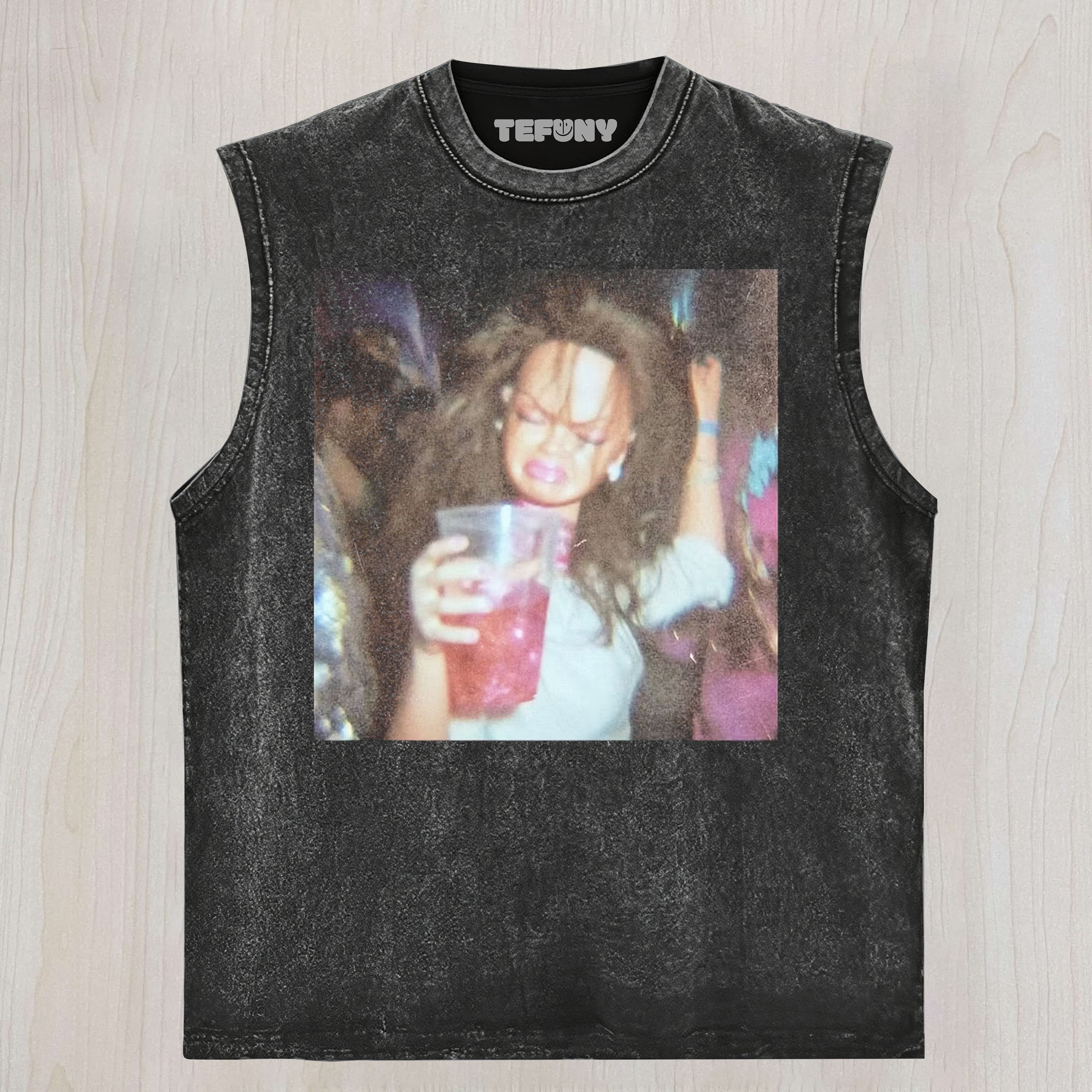 BLACK GIRL DOLL FACEPARTY POV UNISEX TEE, TANK TOP, LAYERED LS, SWEATSHIRT & HOODIE