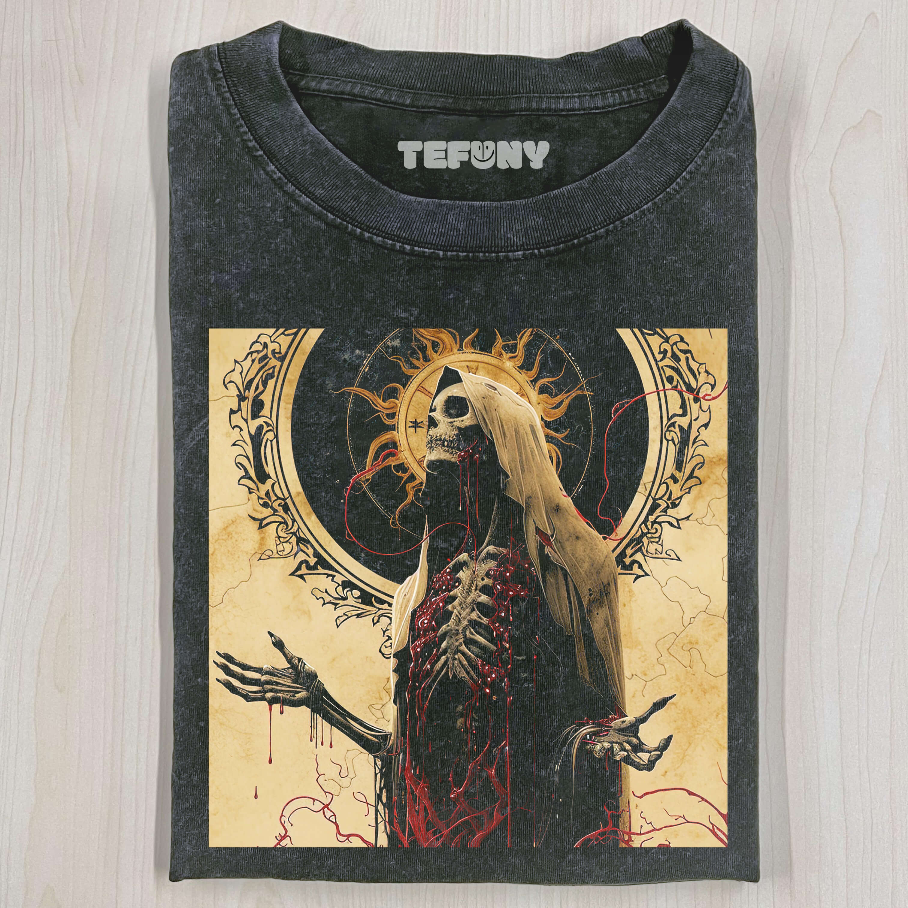 BLEEDING SKELETON T-SHIRT