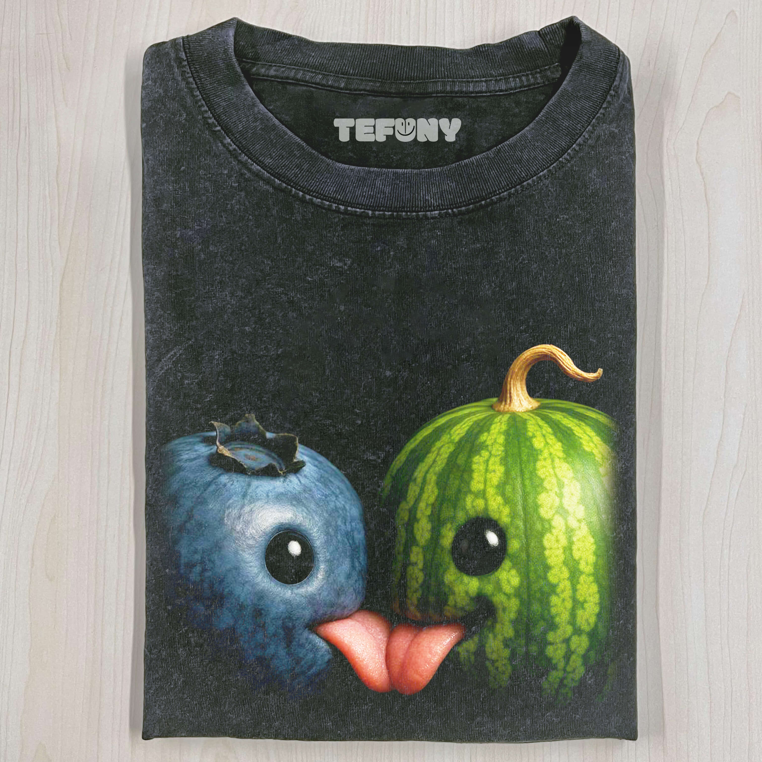 BLUEBERRY AND WATERMELON ARE KISSING T-SHIRT