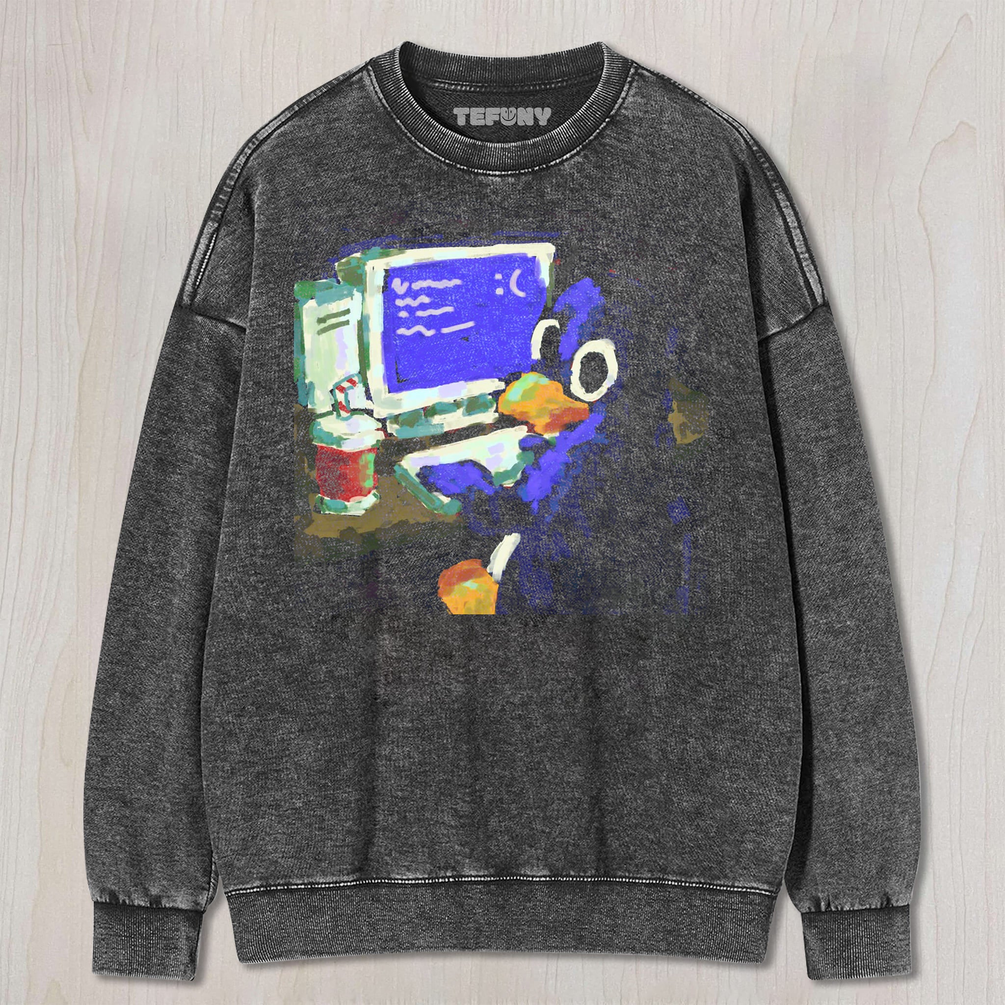 BLUE PENGUIN UNISEX TEE, TANK TOP, LAYERED LS, SWEATSHIRT & HOODIE