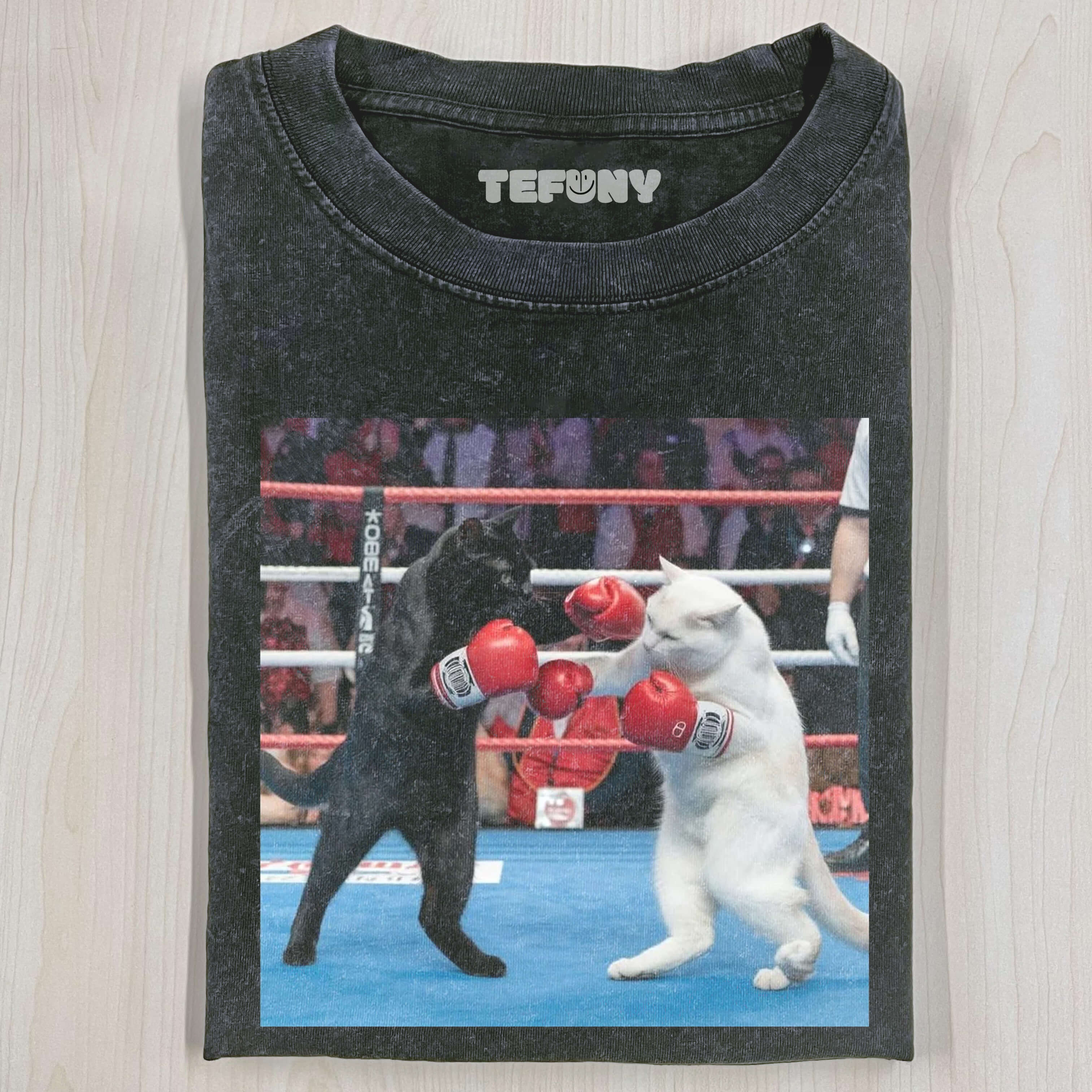 BOXING CAT MEME T-SHIRT