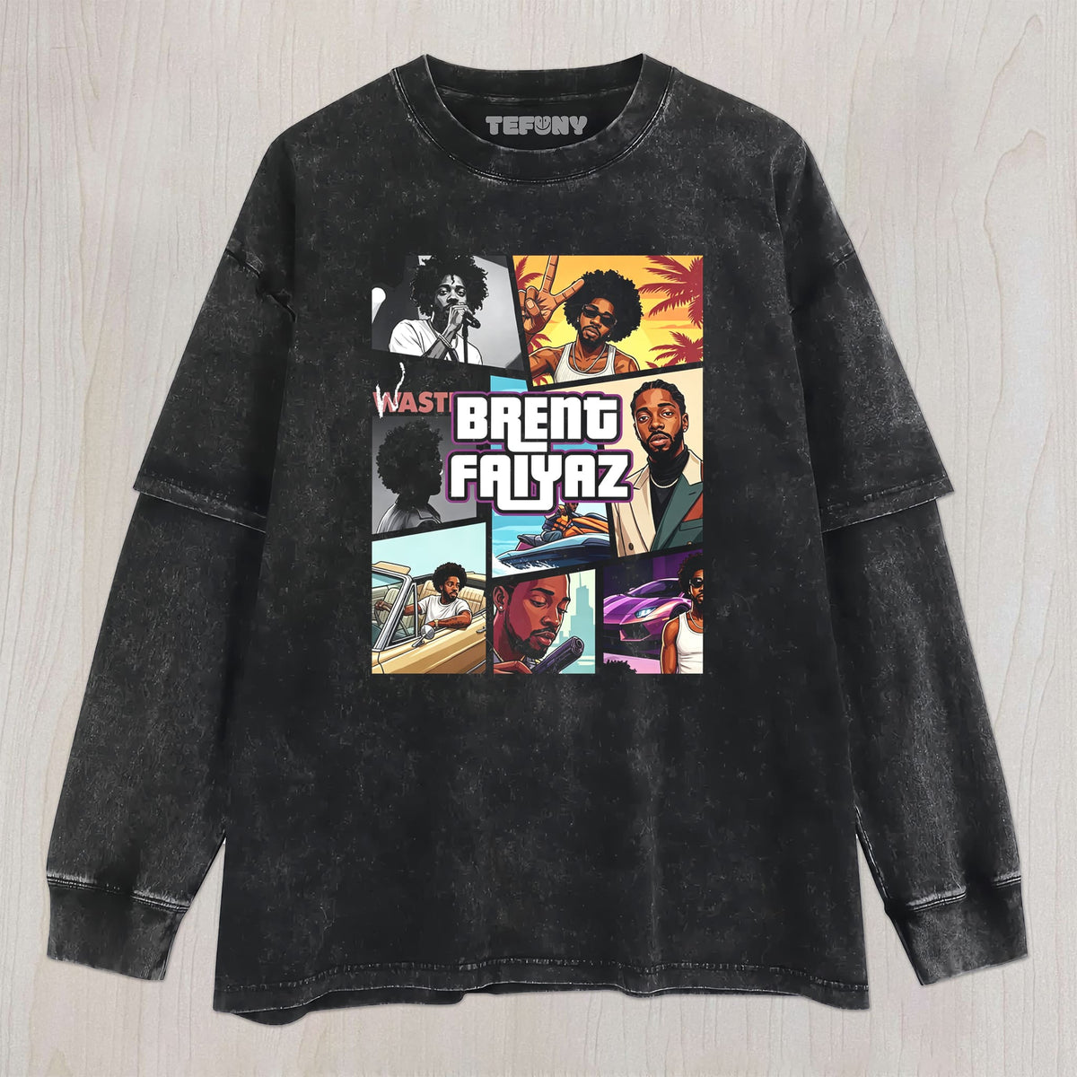 BRENT FAIYAZ UNISEX TEE, TANK TOP, LAYERED LS, SWEATSHIRT & HOODIE