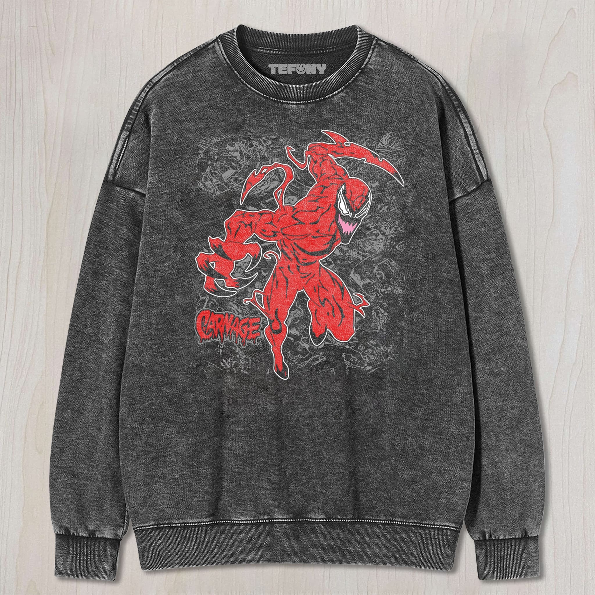 CARNAGE UNISEX TEE, TANK TOP, LAYERED LS, SWEATSHIRT & HOODIE