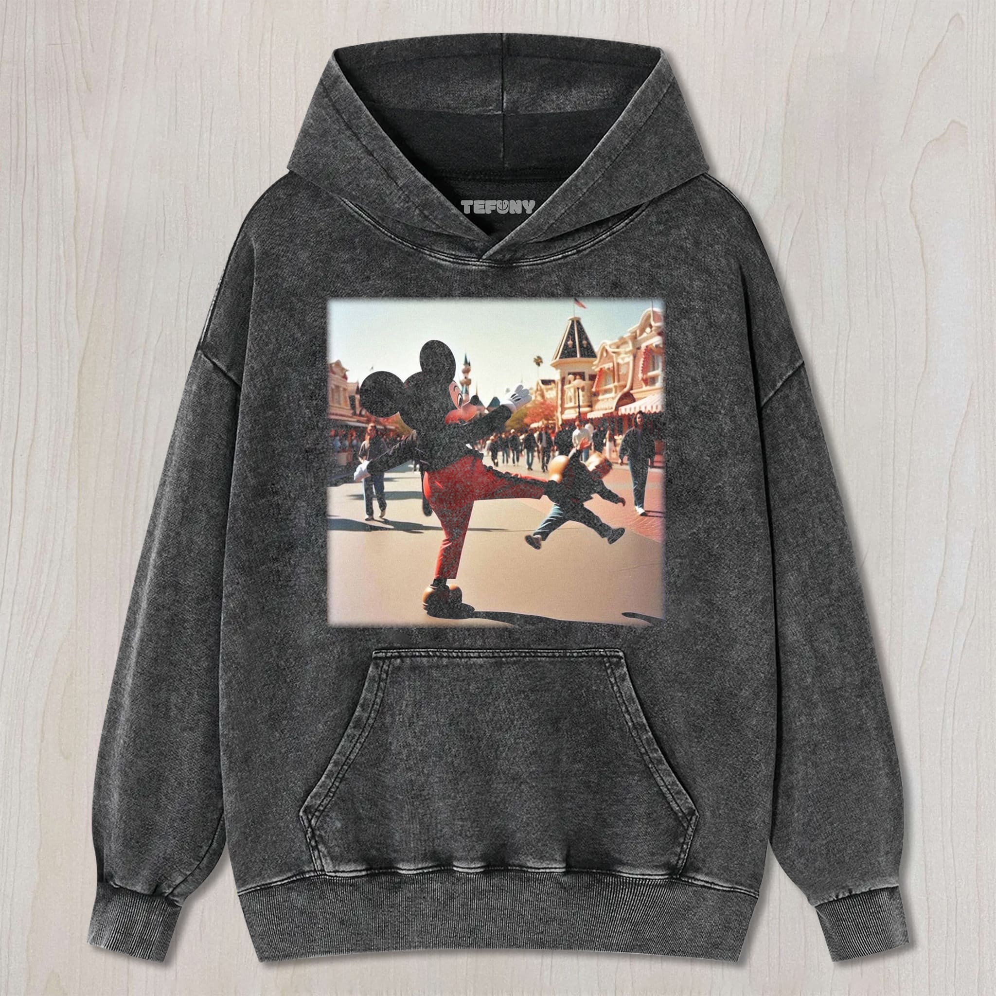CARTOON MOUSE KICKS CHILD UNISEX TEE, TANK TOP, LAYERED LS, SWEATSHIRT & HOODIE